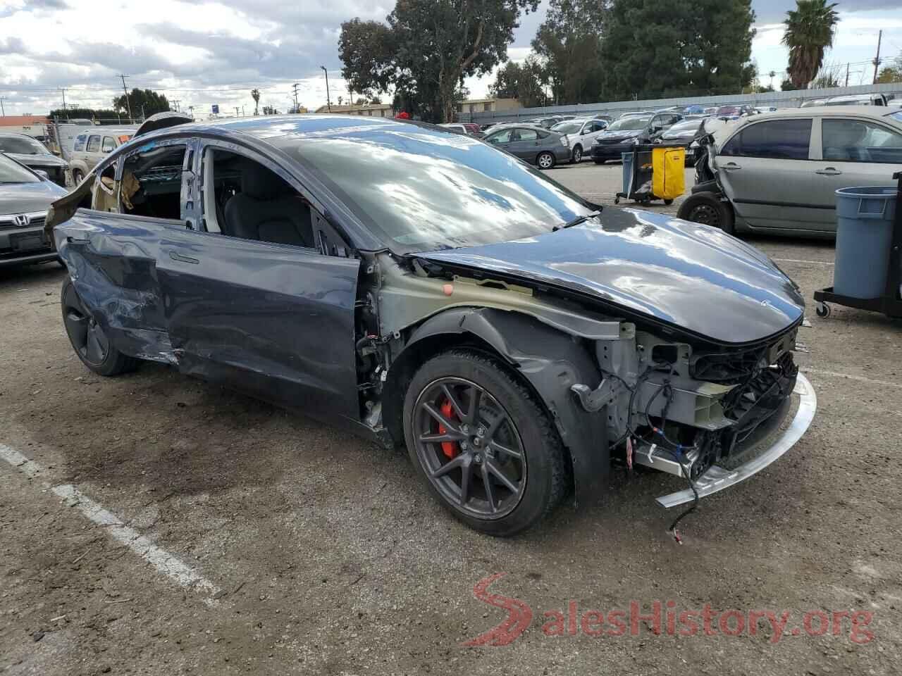 5YJ3E1ECXNF321768 2022 TESLA MODEL 3