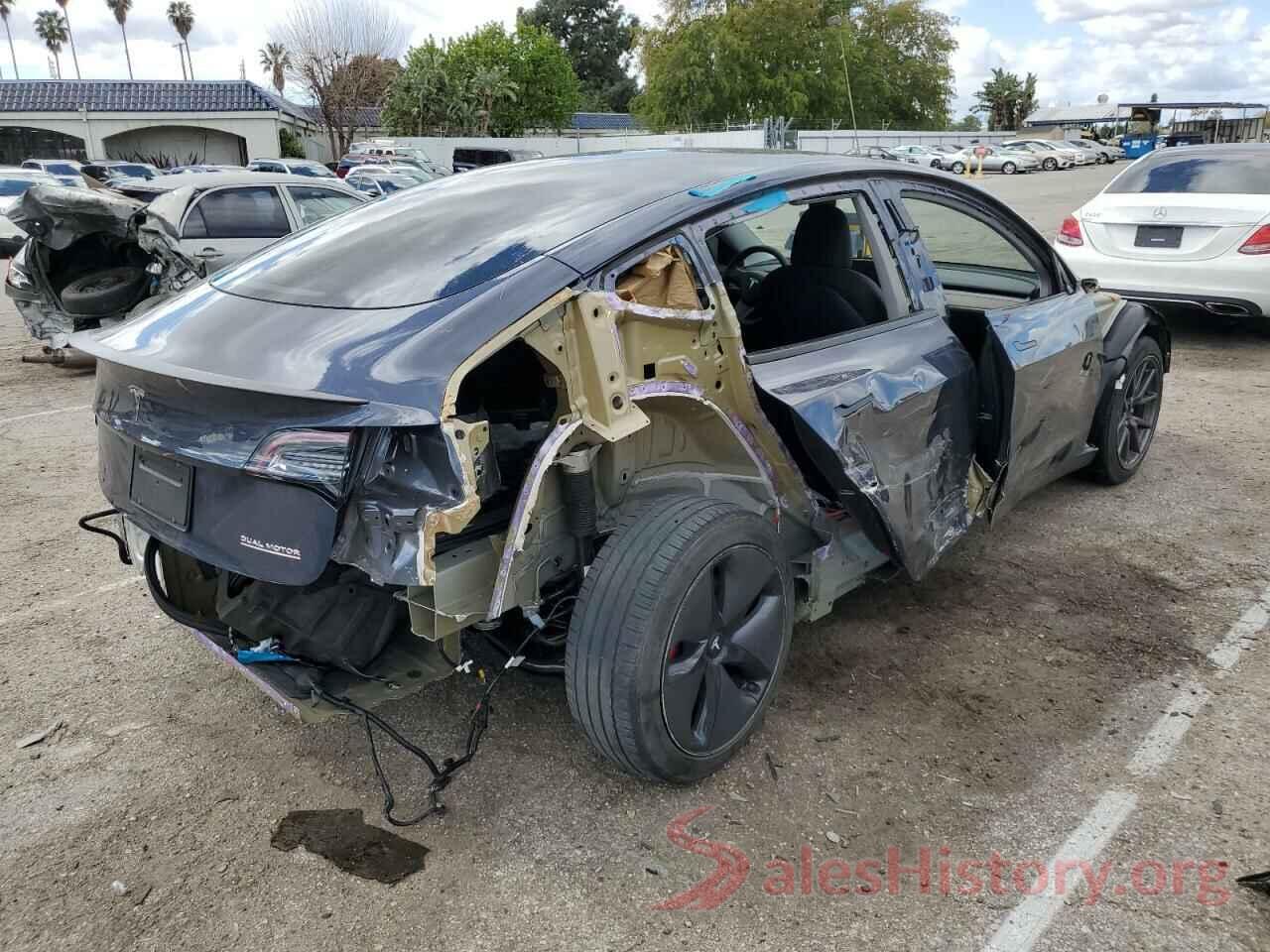 5YJ3E1ECXNF321768 2022 TESLA MODEL 3