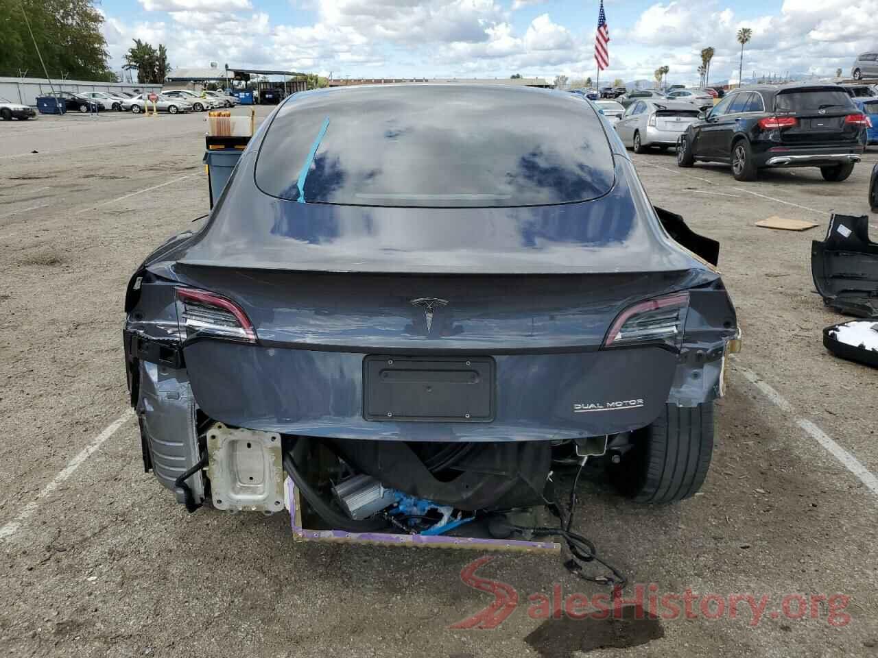 5YJ3E1ECXNF321768 2022 TESLA MODEL 3