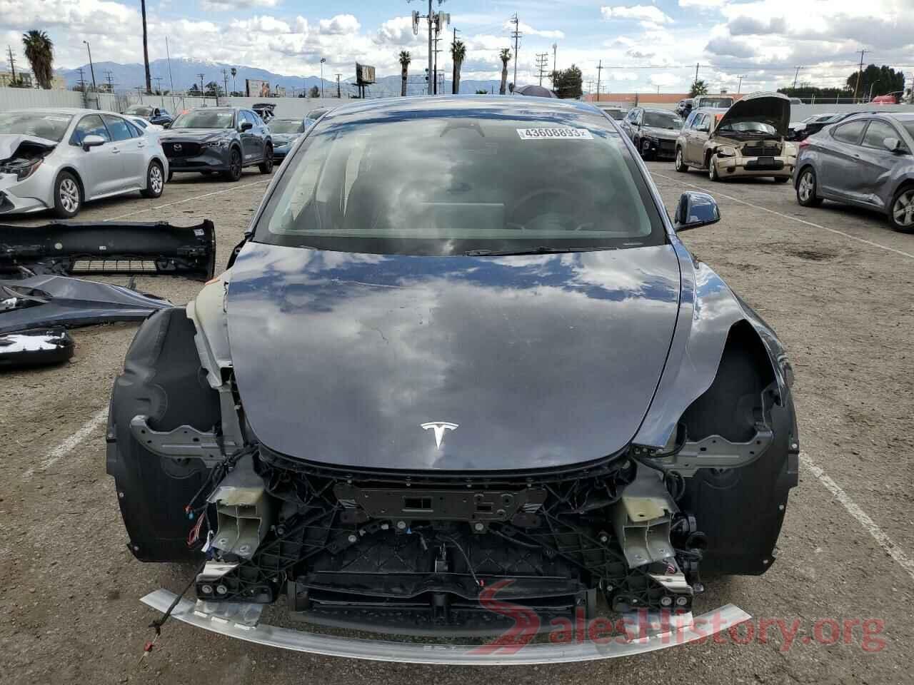 5YJ3E1ECXNF321768 2022 TESLA MODEL 3