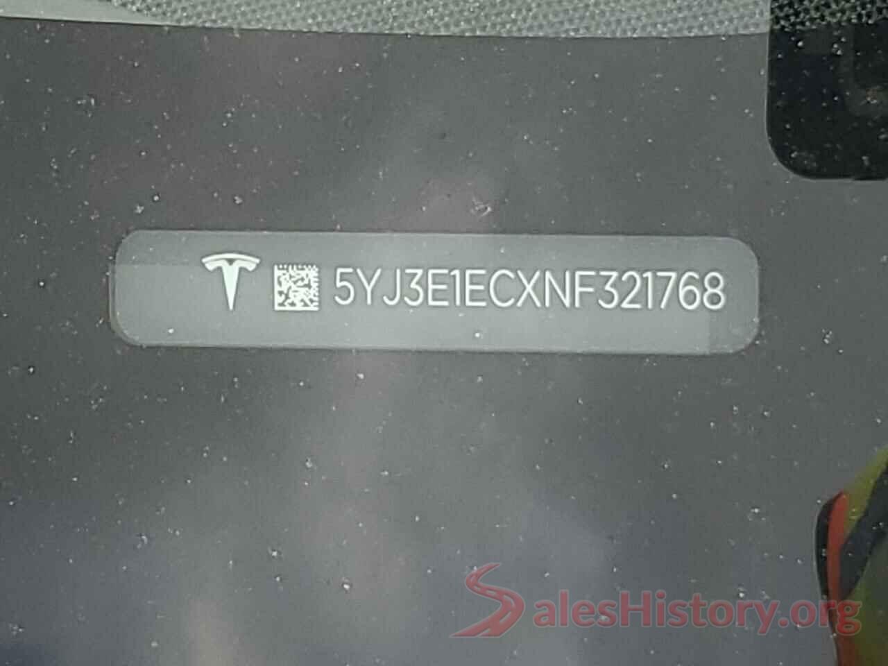 5YJ3E1ECXNF321768 2022 TESLA MODEL 3