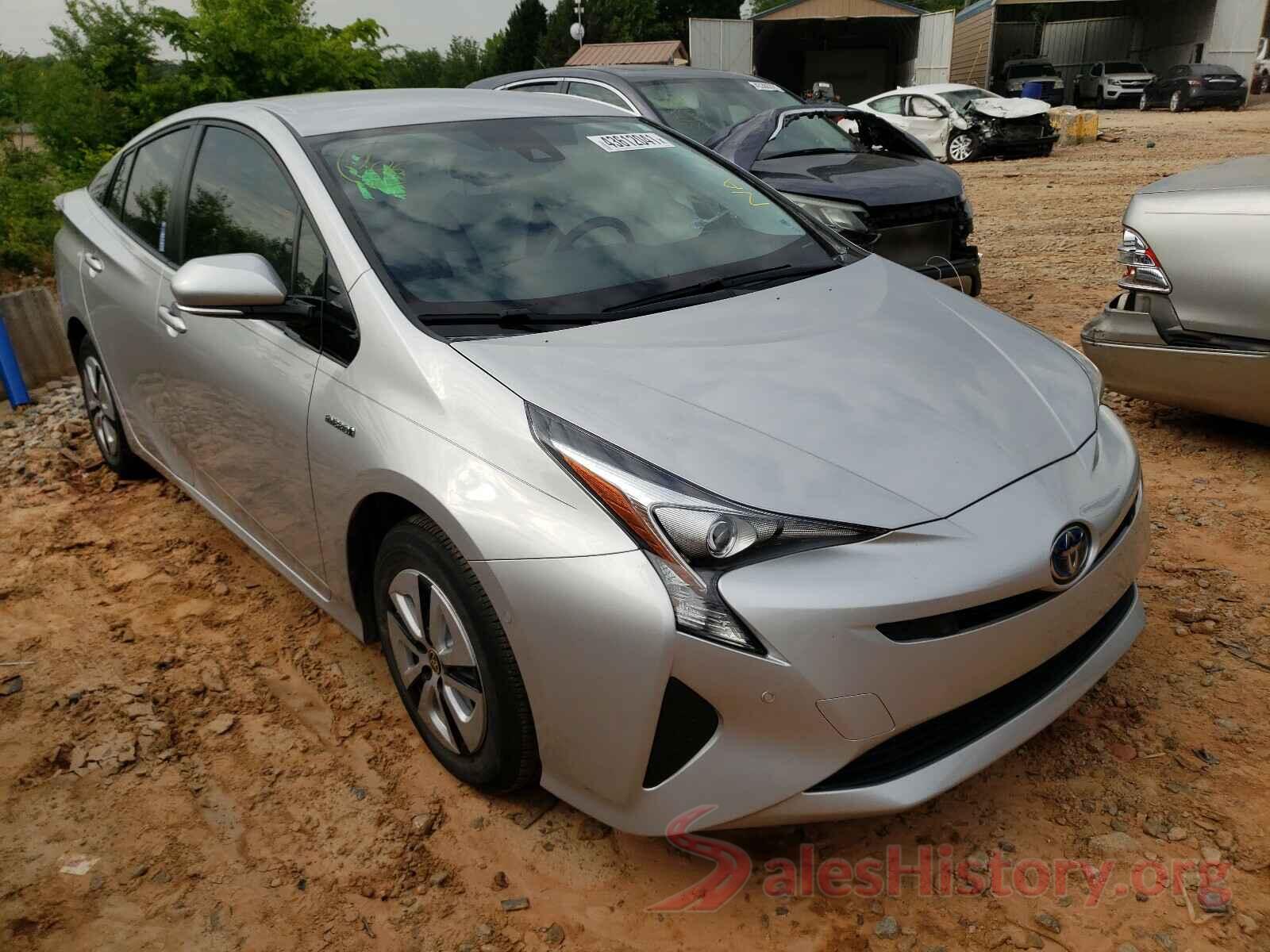 JTDKARFU6J3551845 2018 TOYOTA PRIUS