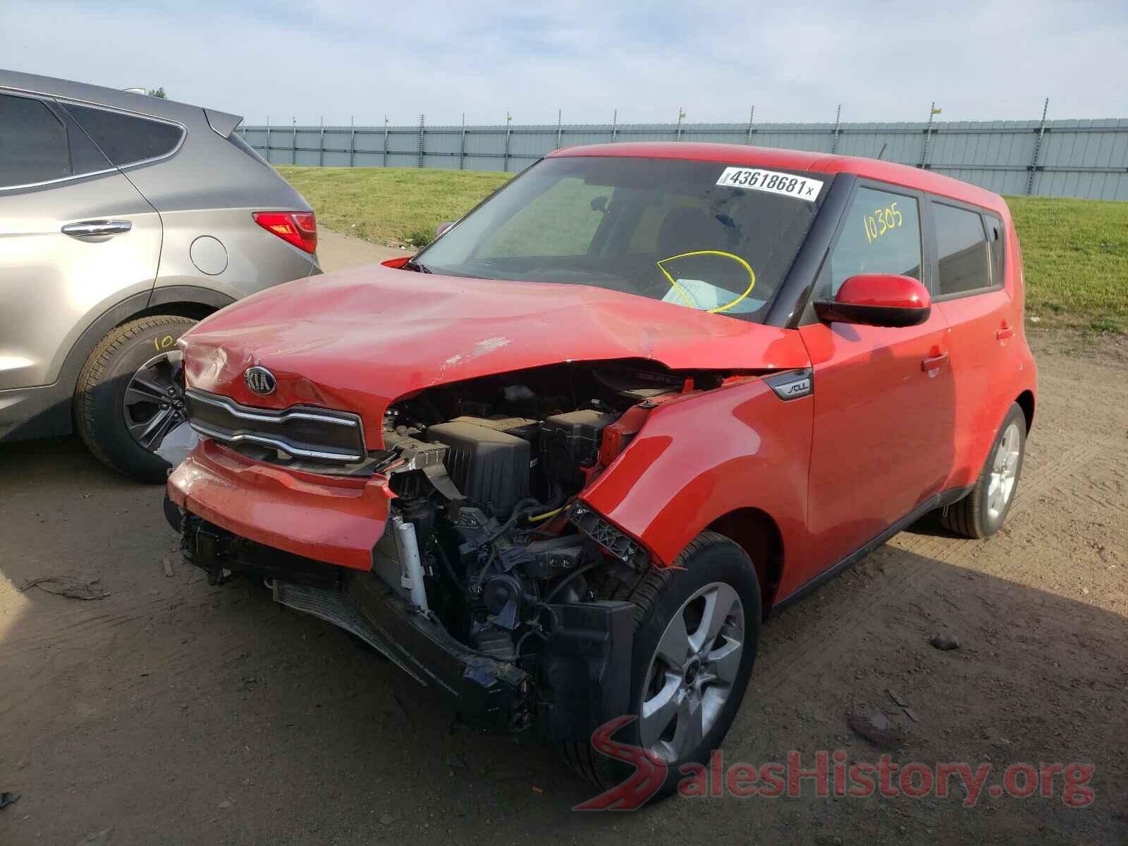 KNDJN2A27K7680927 2019 KIA SOUL