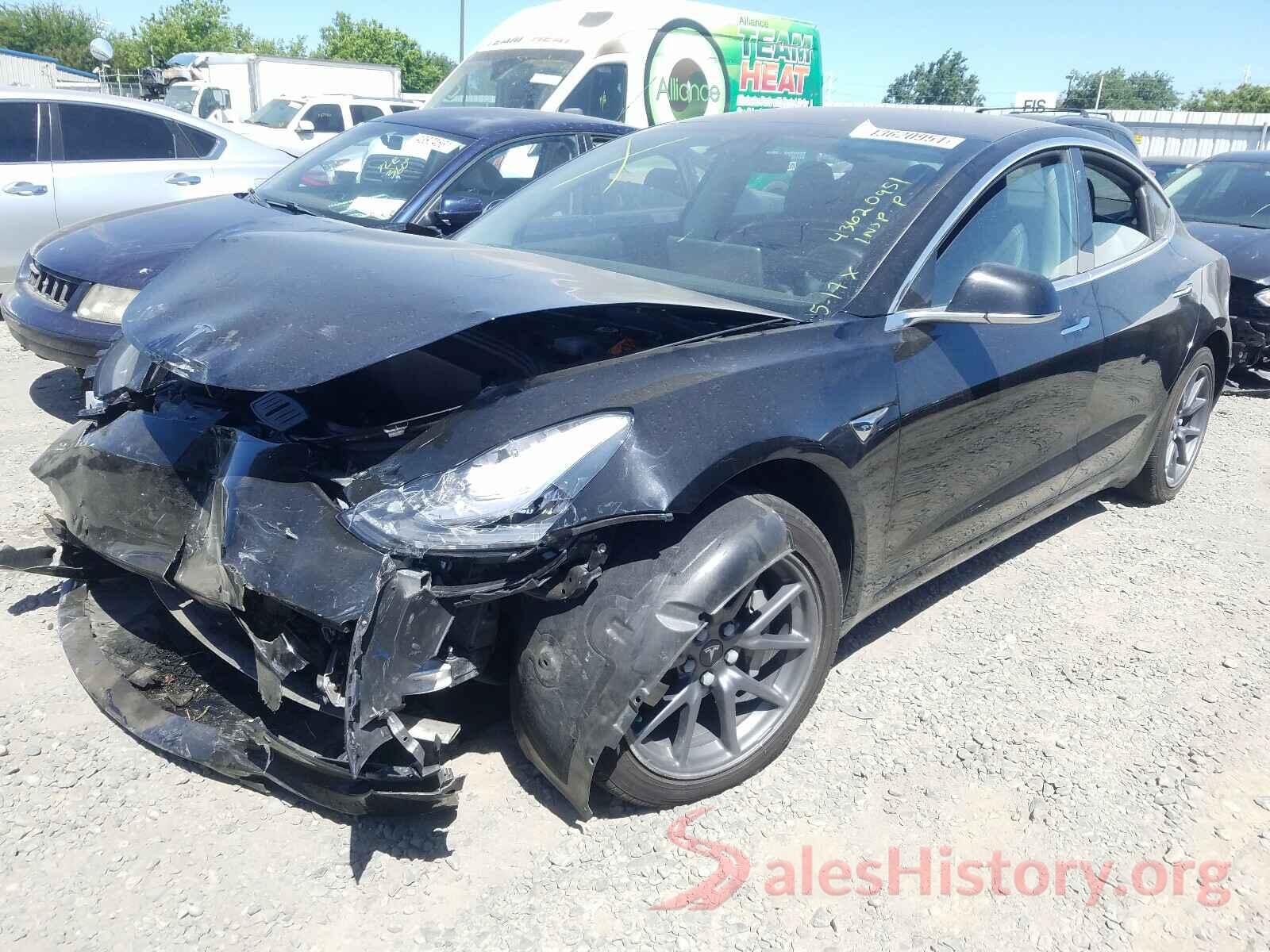 5YJ3E1EA9JF021129 2018 TESLA MODEL 3