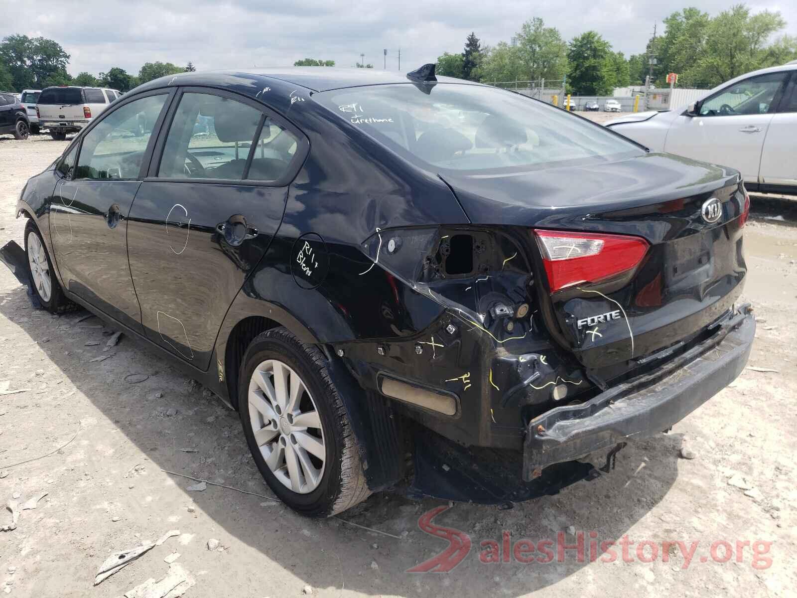 KNAFX4A64G5609862 2016 KIA FORTE