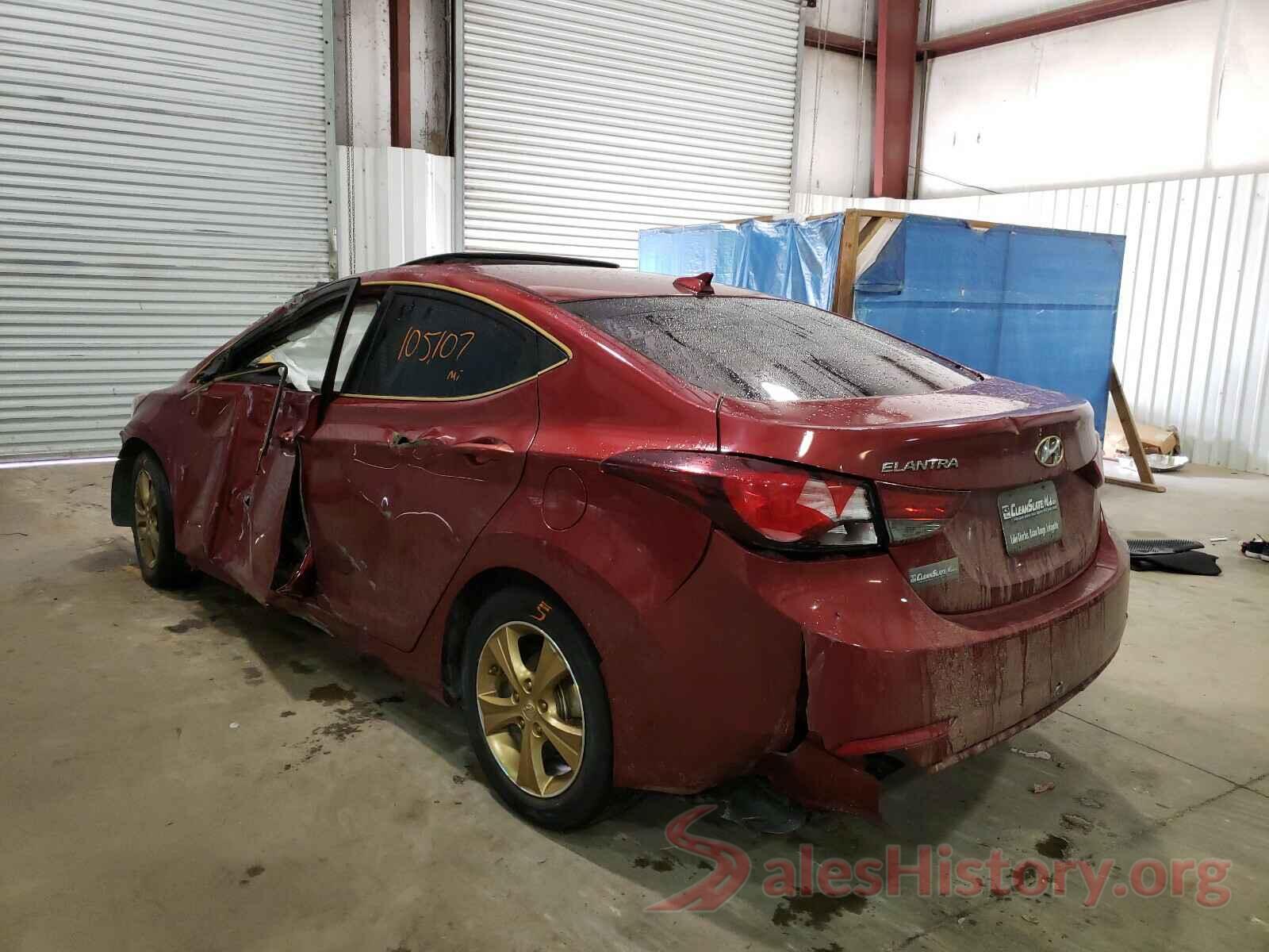 5NPDH4AE3GH779631 2016 HYUNDAI ELANTRA