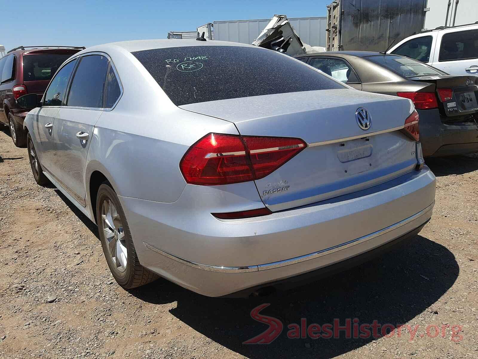 1VWAT7A30GC037939 2016 VOLKSWAGEN PASSAT