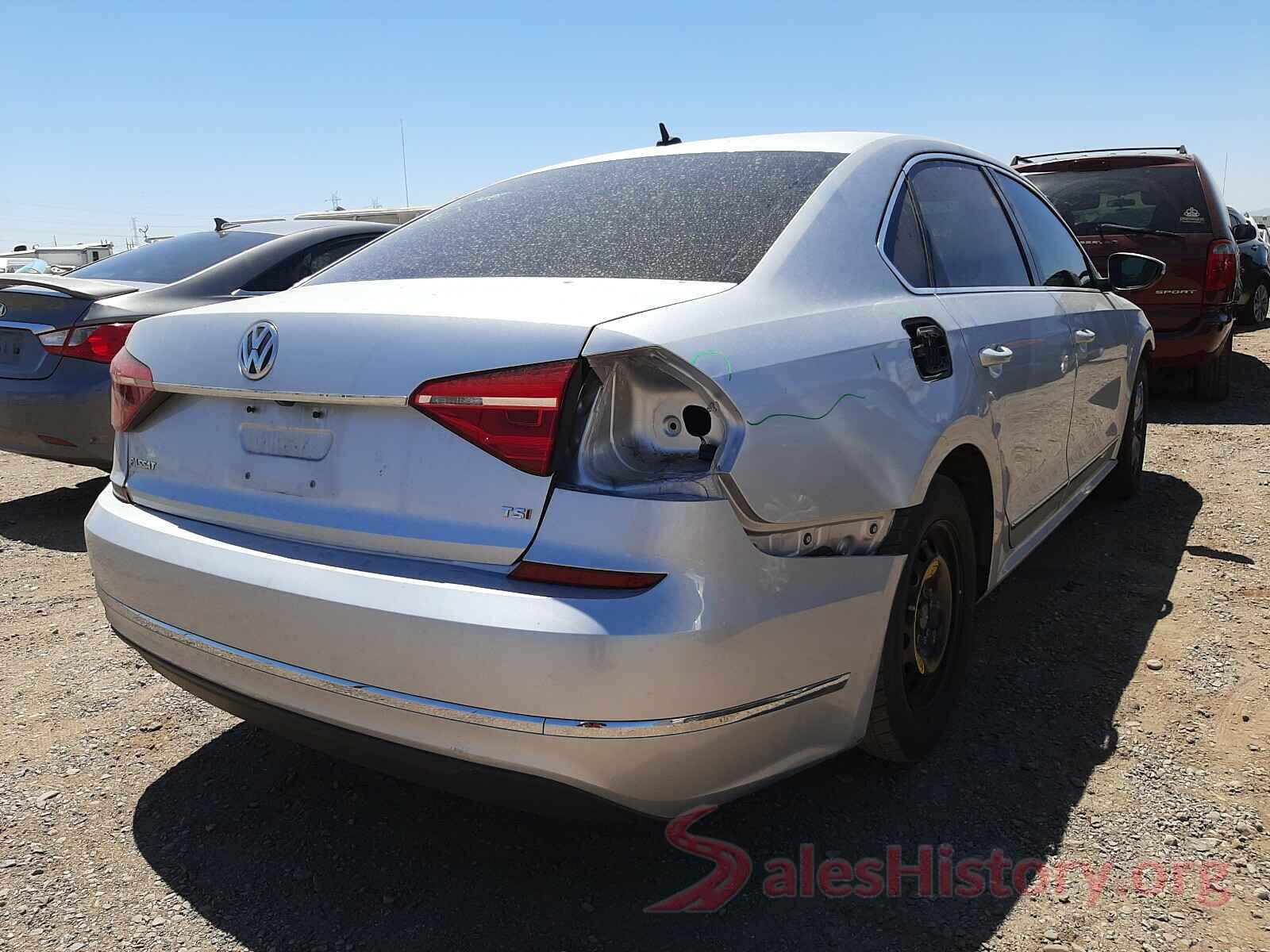 1VWAT7A30GC037939 2016 VOLKSWAGEN PASSAT