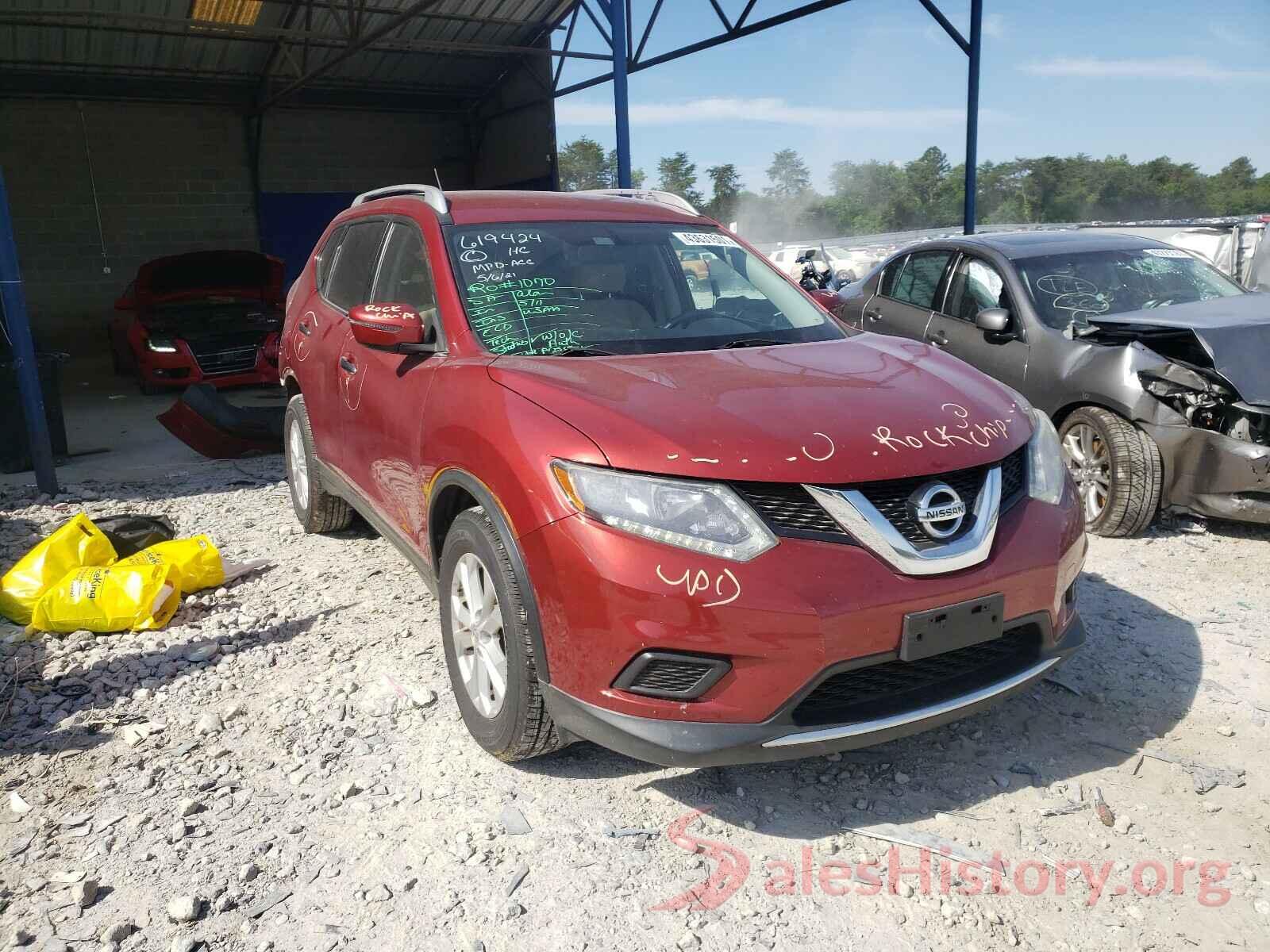 KNMAT2MT4GP619424 2016 NISSAN ROGUE