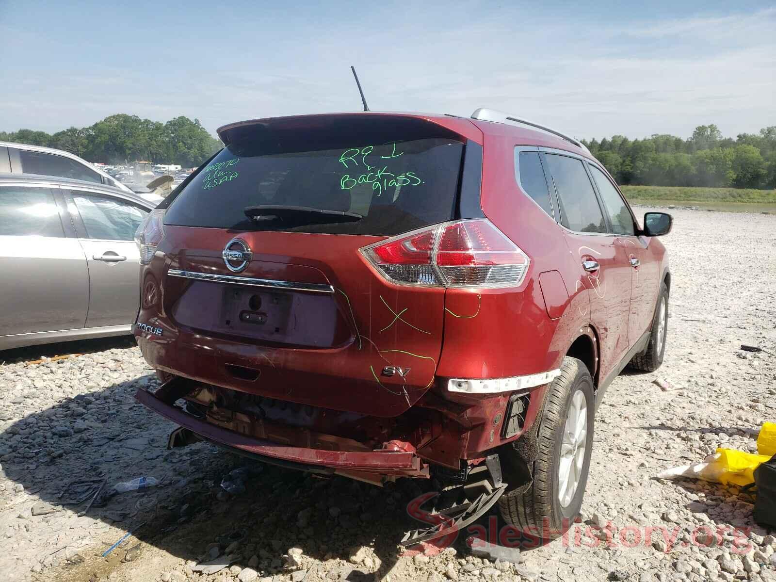 KNMAT2MT4GP619424 2016 NISSAN ROGUE