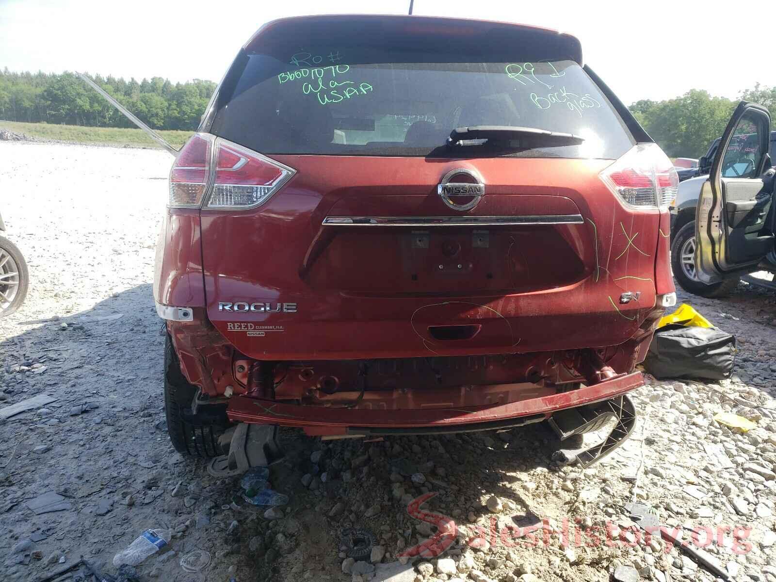 KNMAT2MT4GP619424 2016 NISSAN ROGUE