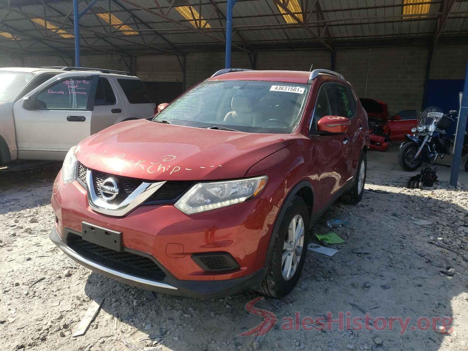 KNMAT2MT4GP619424 2016 NISSAN ROGUE