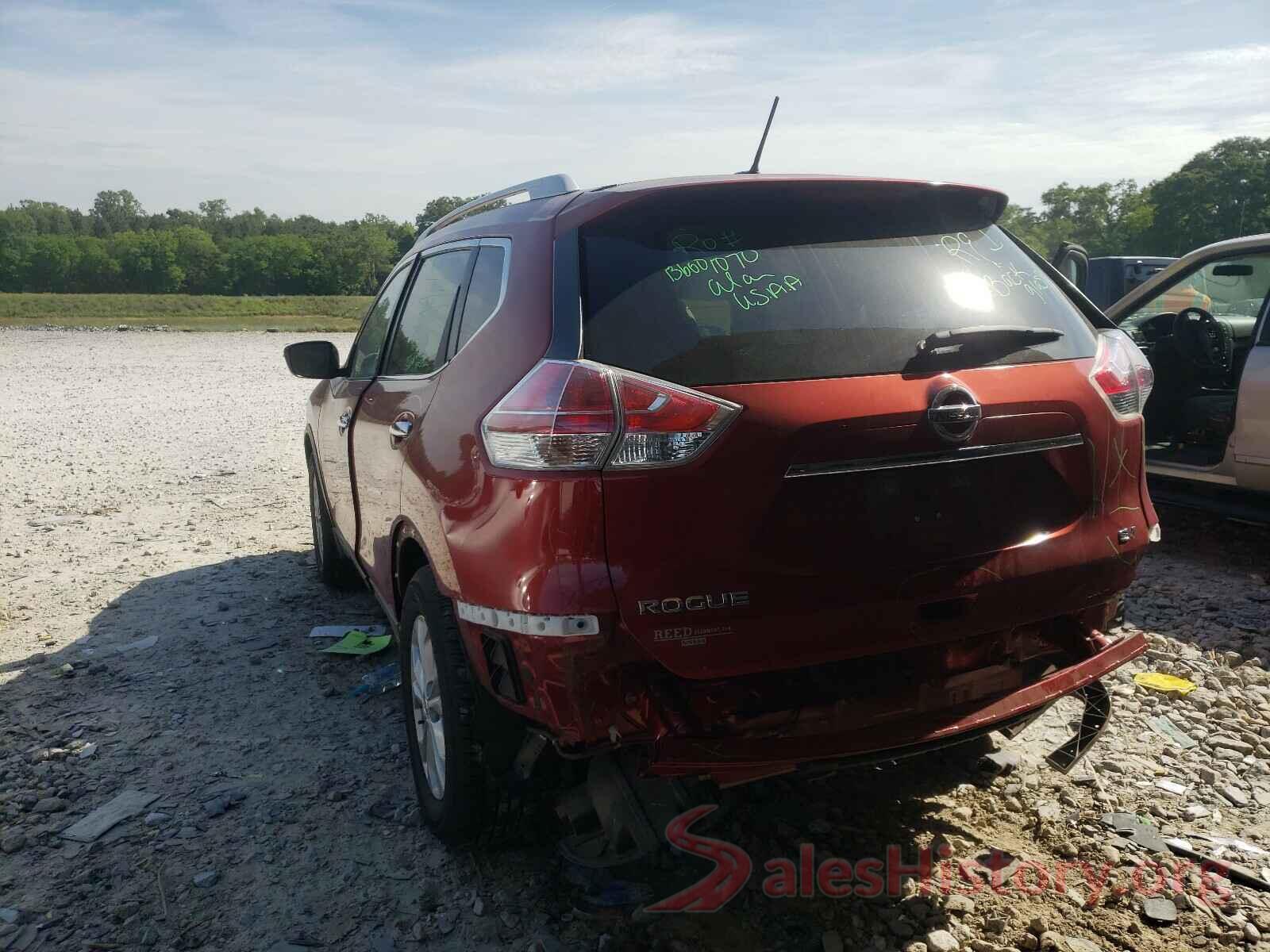 KNMAT2MT4GP619424 2016 NISSAN ROGUE