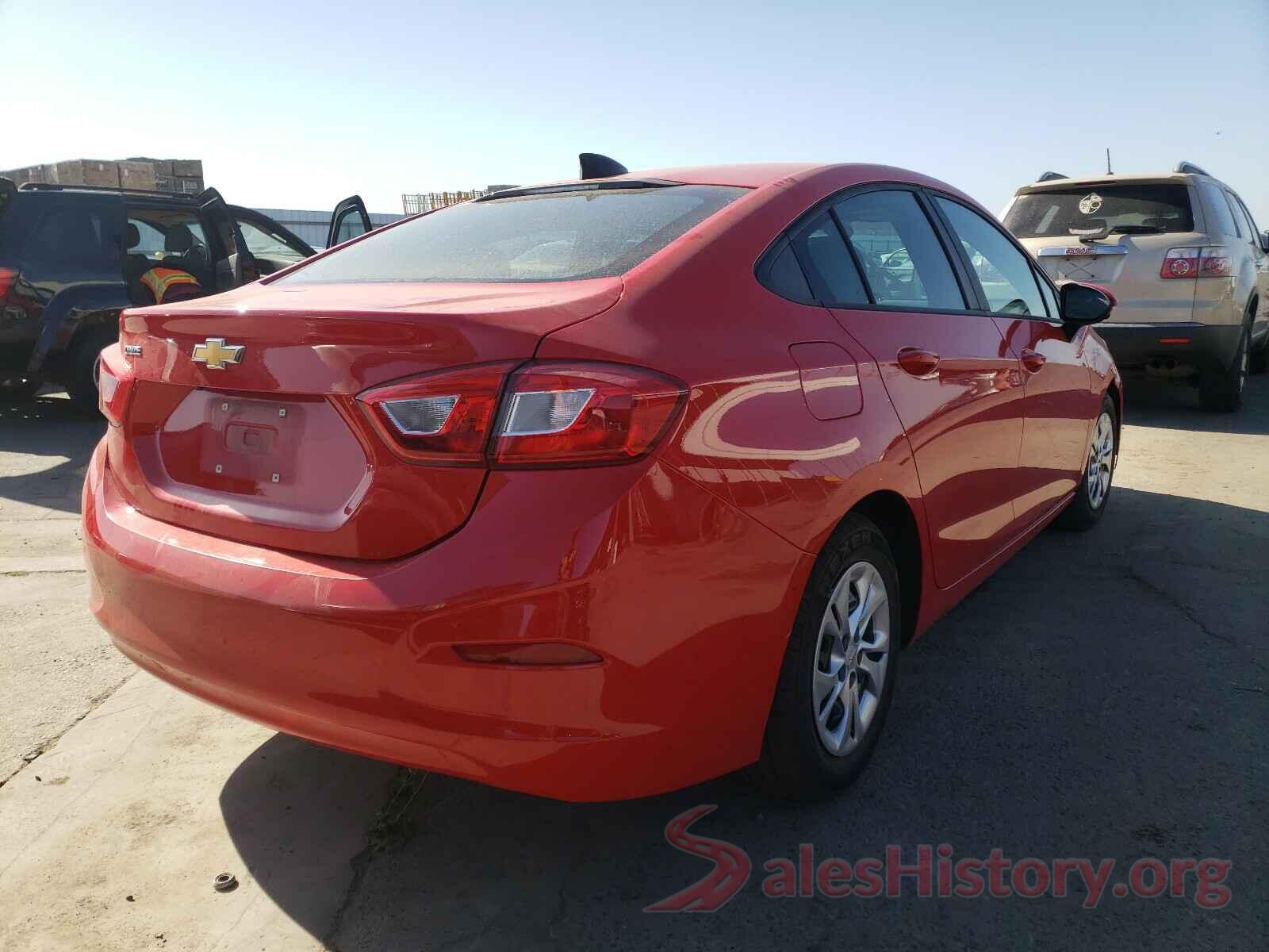 1G1BJ5SM7K7106192 2019 CHEVROLET CRUZE