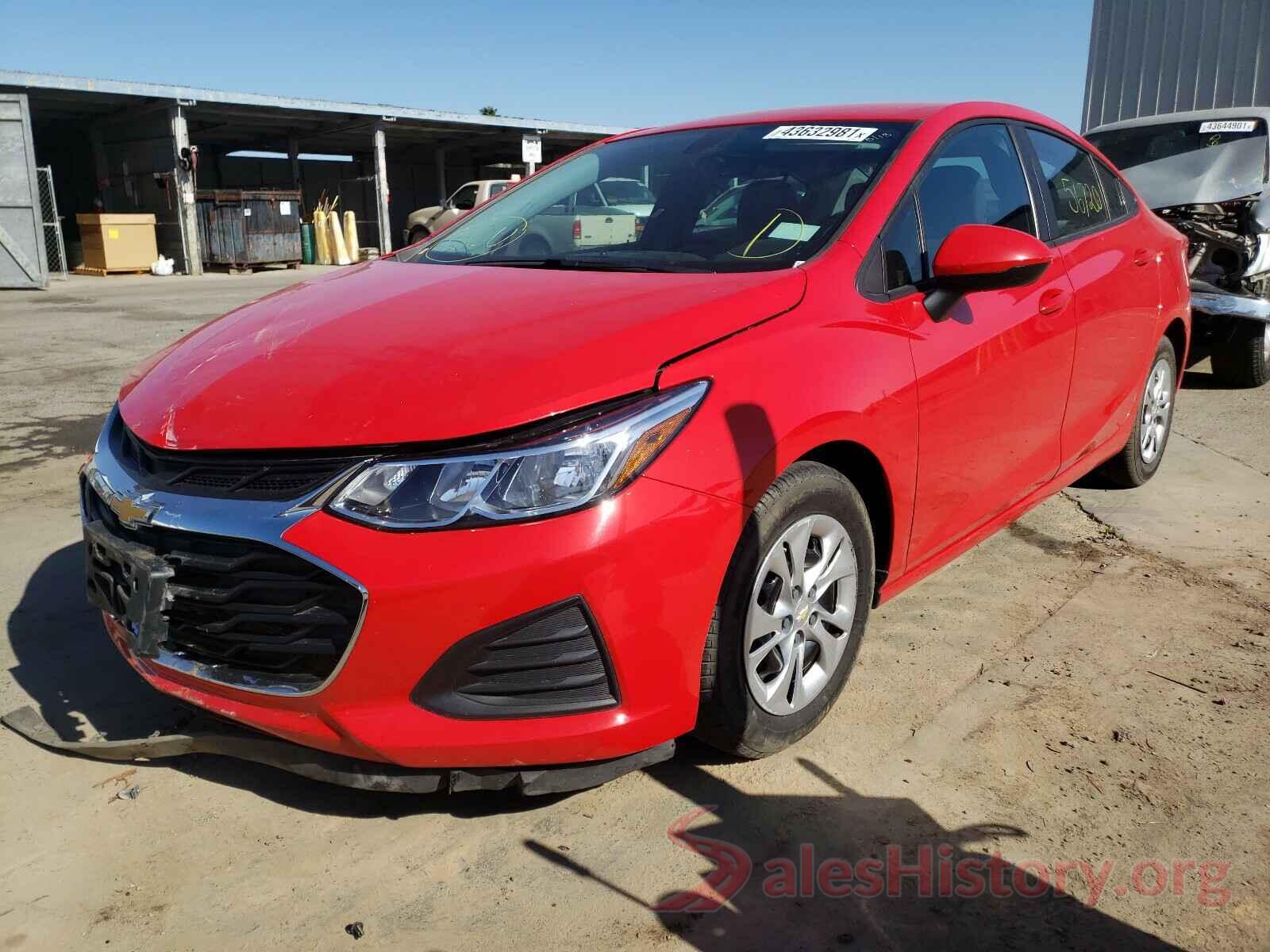 1G1BJ5SM7K7106192 2019 CHEVROLET CRUZE