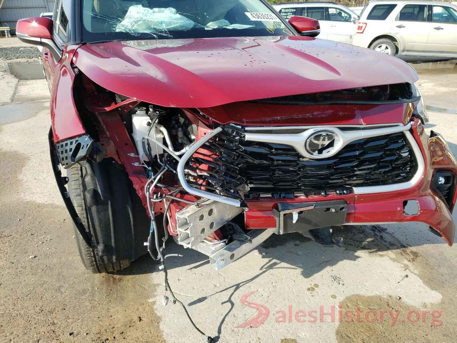 5TDGZRAH6MS041023 2021 TOYOTA HIGHLANDER