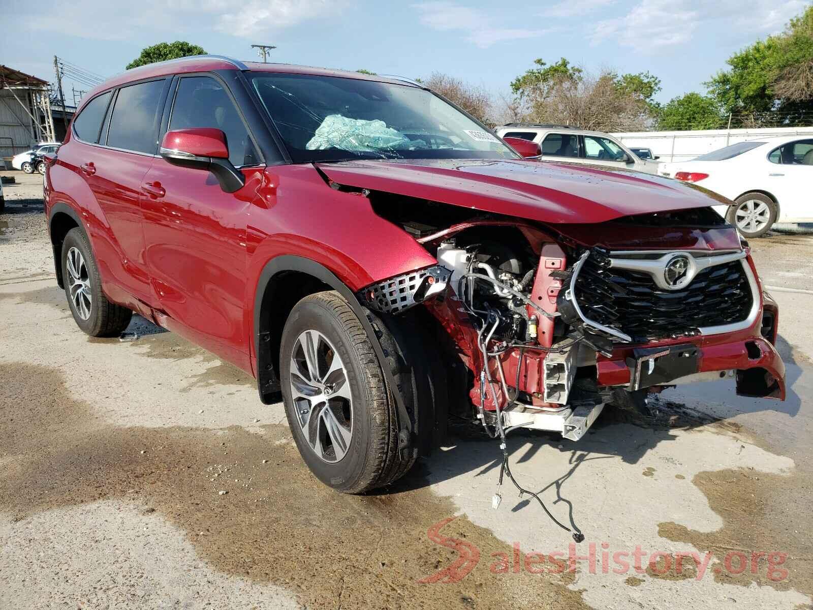 5TDGZRAH6MS041023 2021 TOYOTA HIGHLANDER