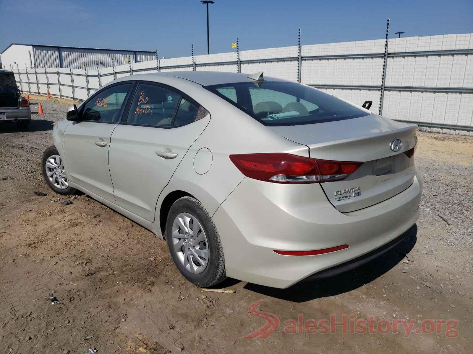 KMHD74LF7HU119300 2017 HYUNDAI ELANTRA