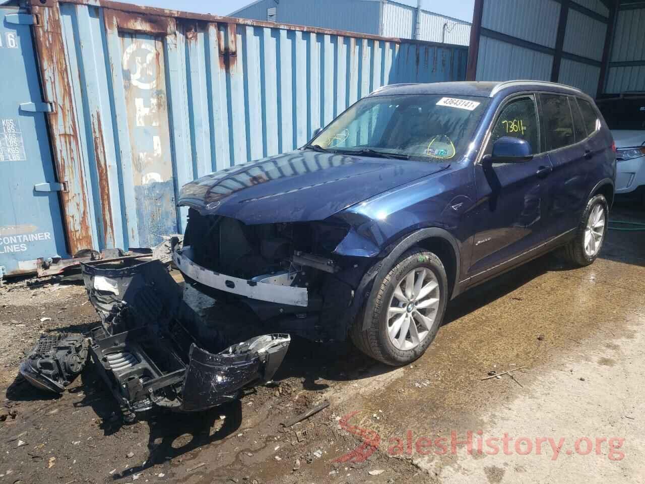 5UXWX9C5XG0D78520 2016 BMW X3