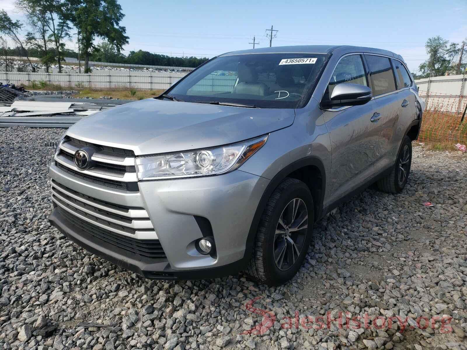 5TDZZRFH7KS335786 2019 TOYOTA HIGHLANDER