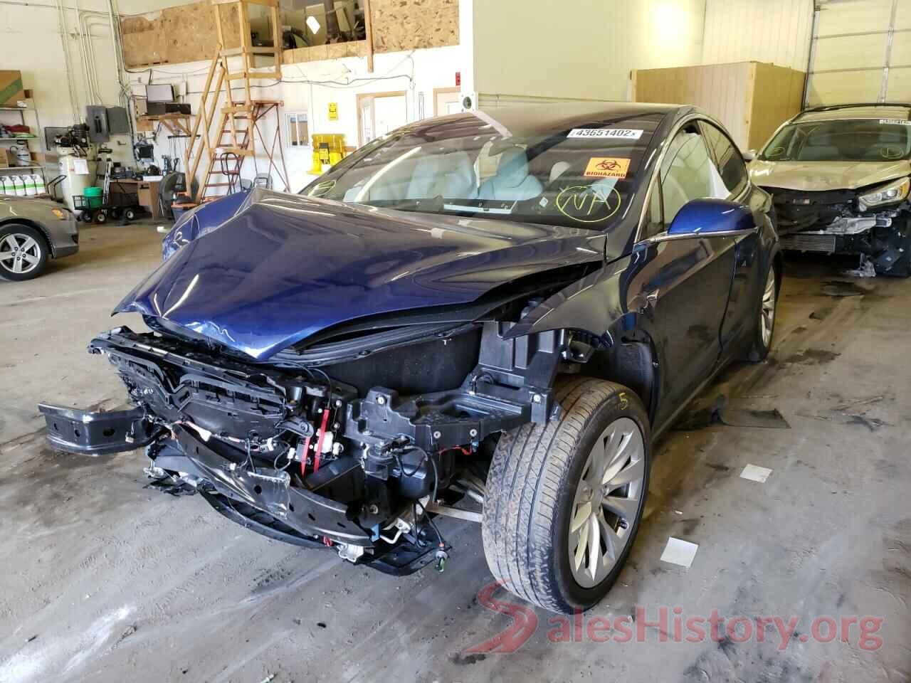 5YJXCDE44KF193492 2019 TESLA MODEL X