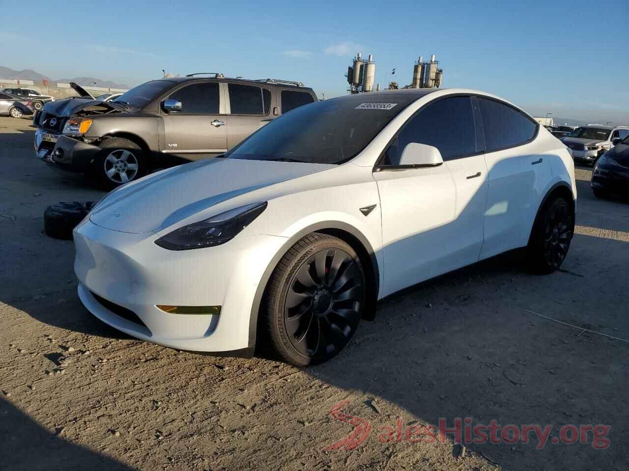 7SAYGDEF3NF514682 2022 TESLA MODEL Y