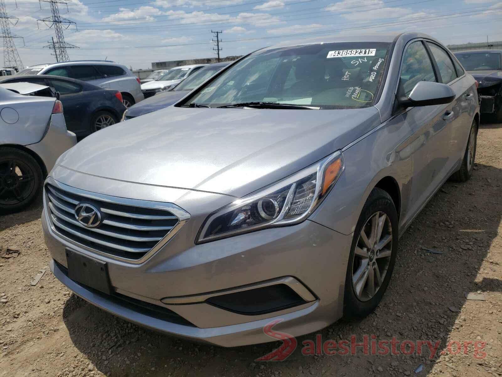 5NPE24AFXHH502183 2017 HYUNDAI SONATA