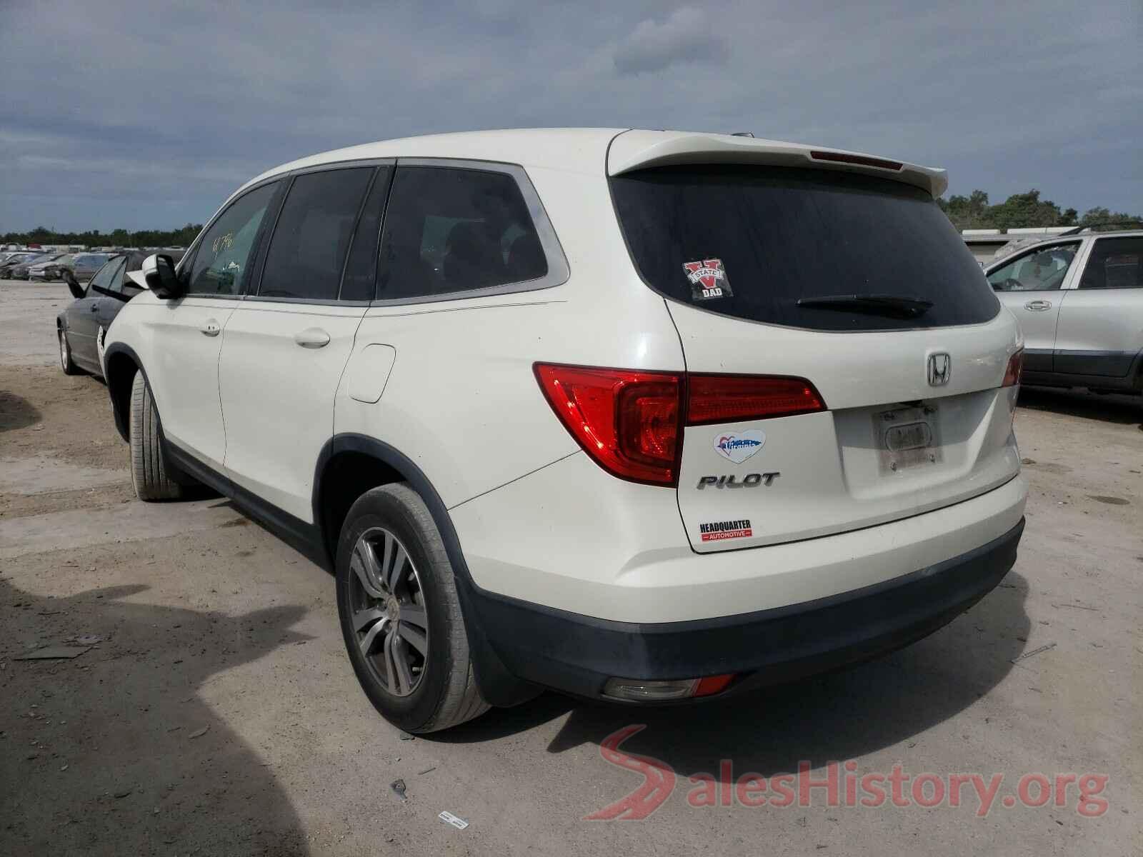 5FNYF5H57HB020290 2017 HONDA PILOT