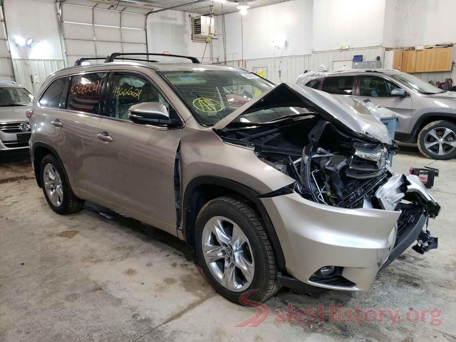 5TDDKRFH9GS312838 2016 TOYOTA HIGHLANDER