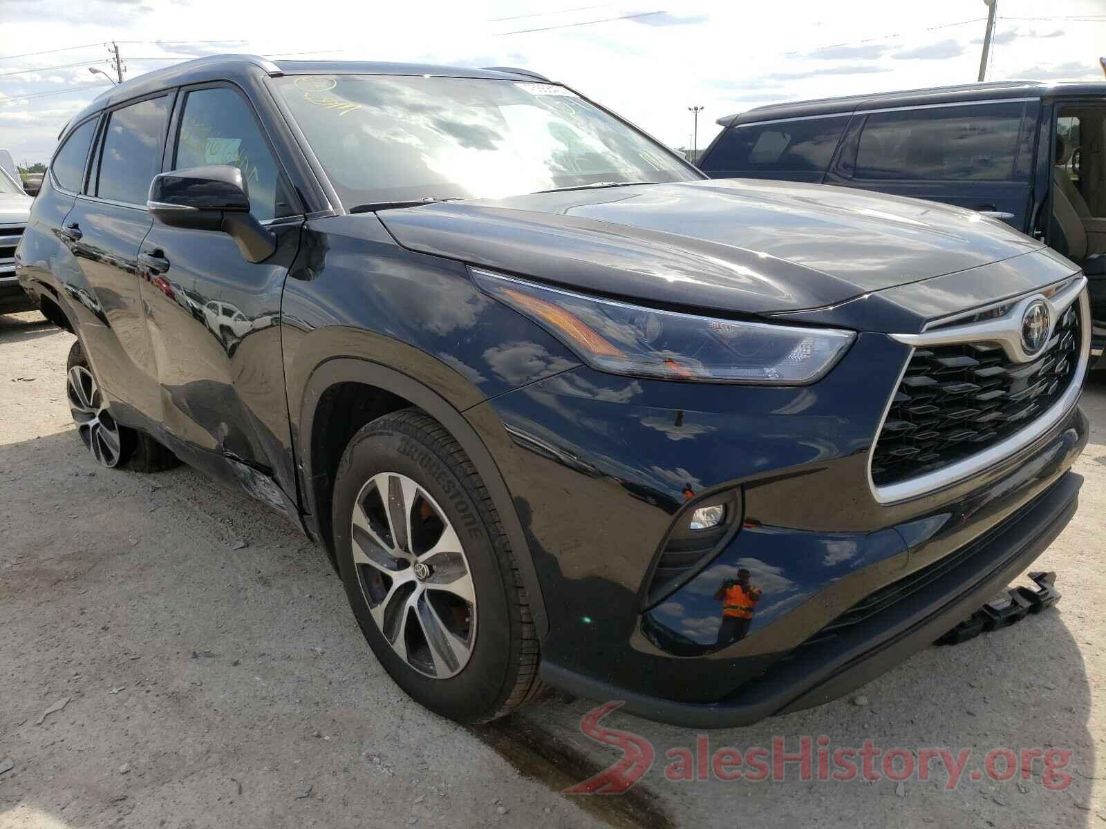 5TDGZRBH9MS535665 2021 TOYOTA HIGHLANDER