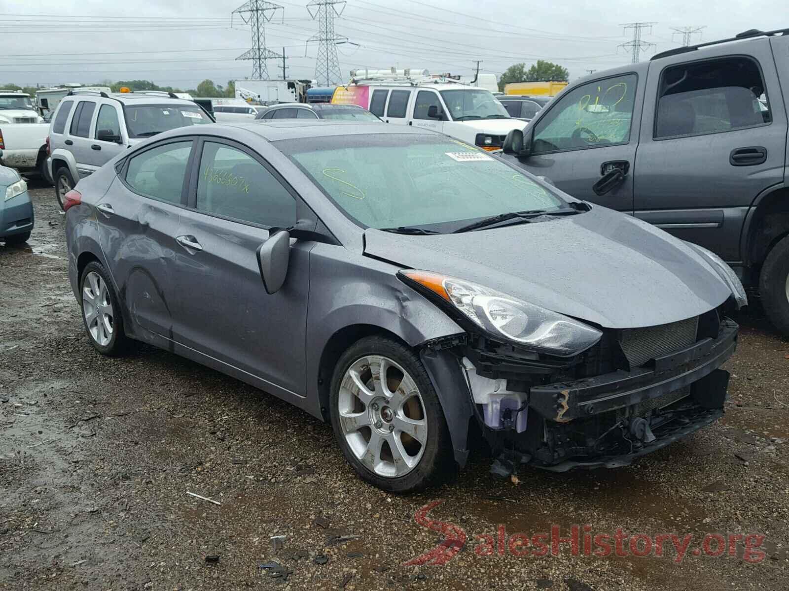 KMHDH4AE5CU438064 2012 HYUNDAI ELANTRA