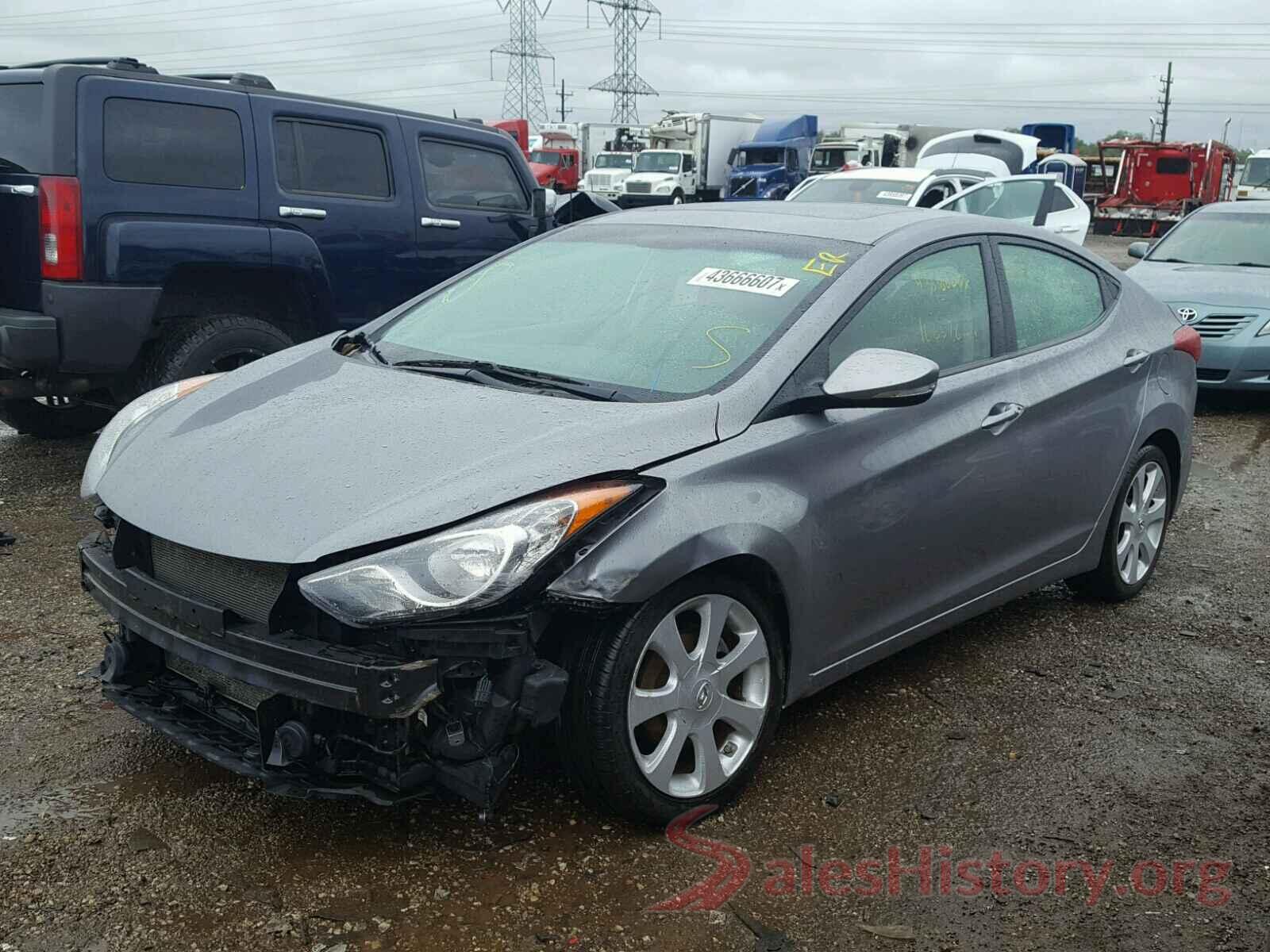 KMHDH4AE5CU438064 2012 HYUNDAI ELANTRA