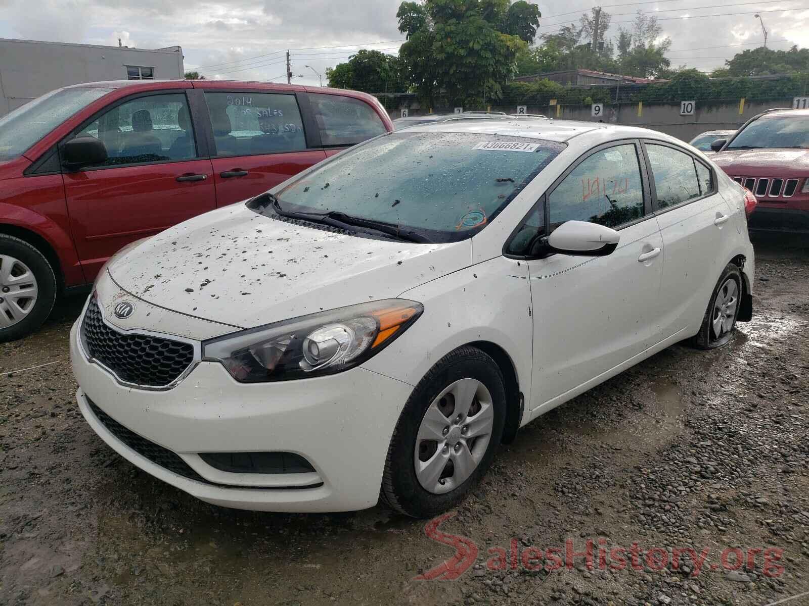 KNAFK4A6XG5550055 2016 KIA FORTE