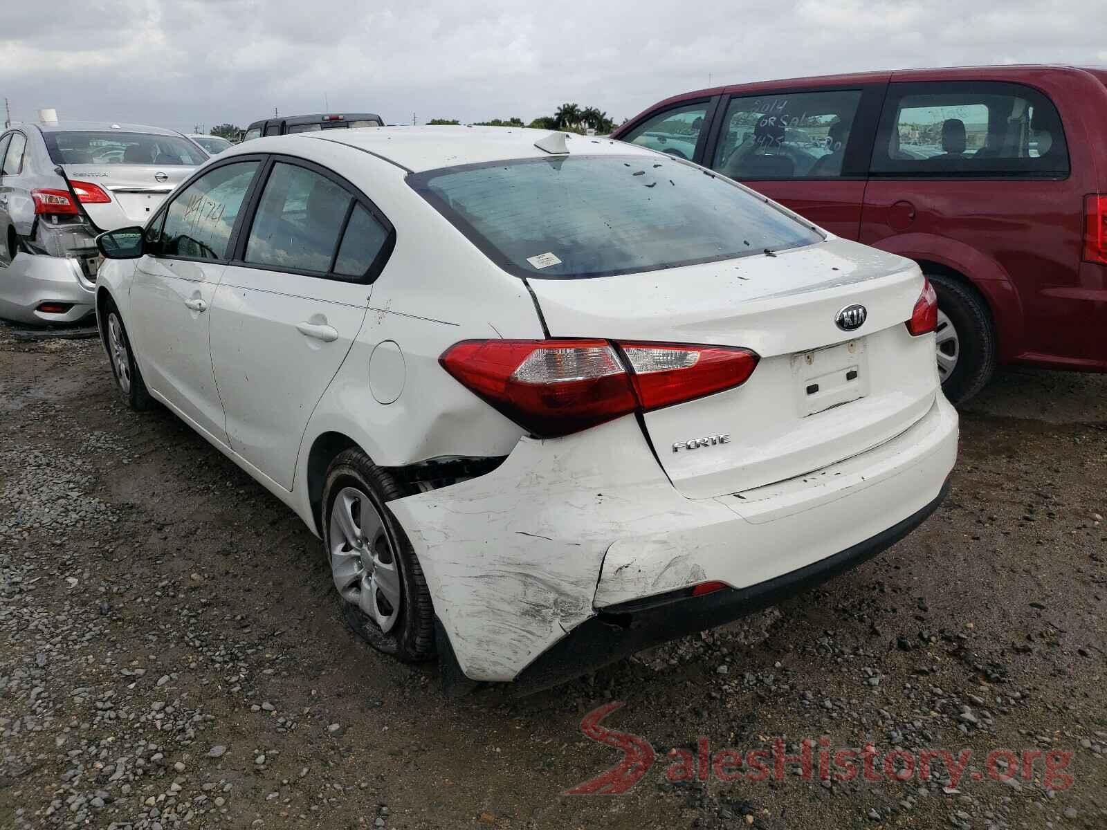 KNAFK4A6XG5550055 2016 KIA FORTE