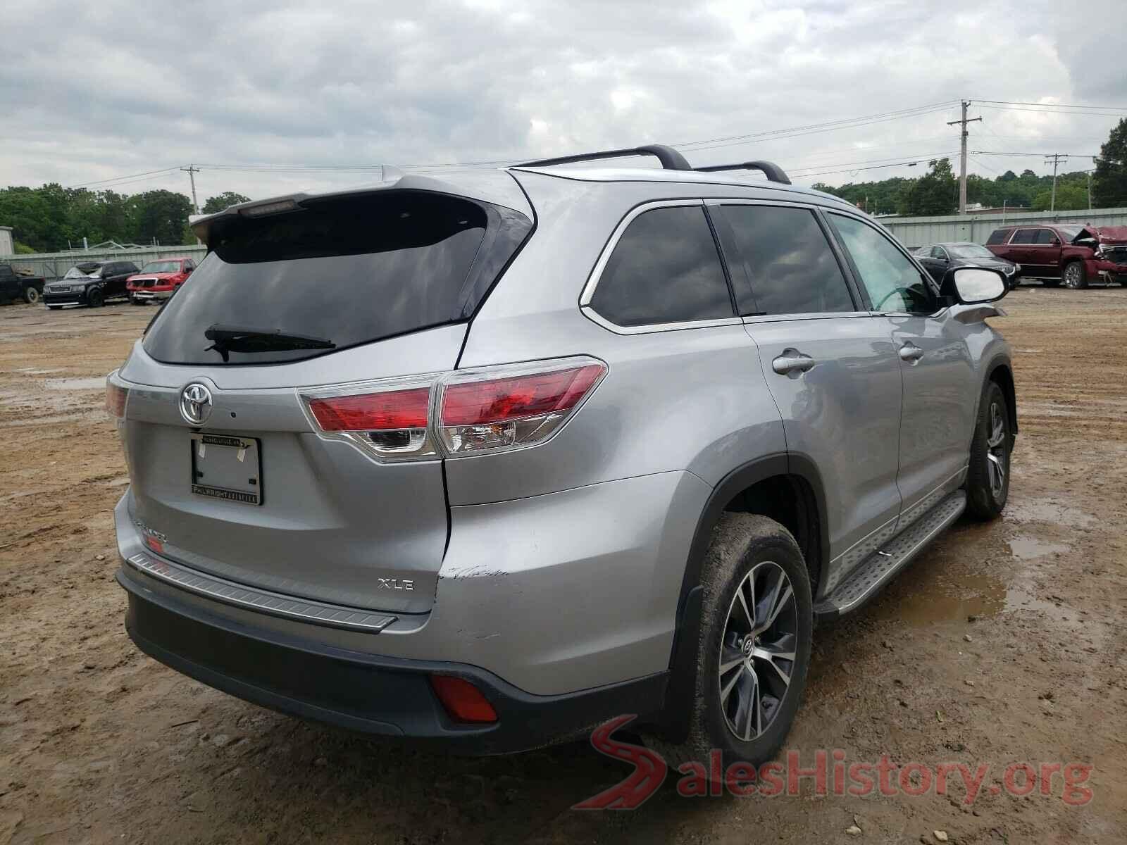 5TDKKRFH8GS159019 2016 TOYOTA HIGHLANDER