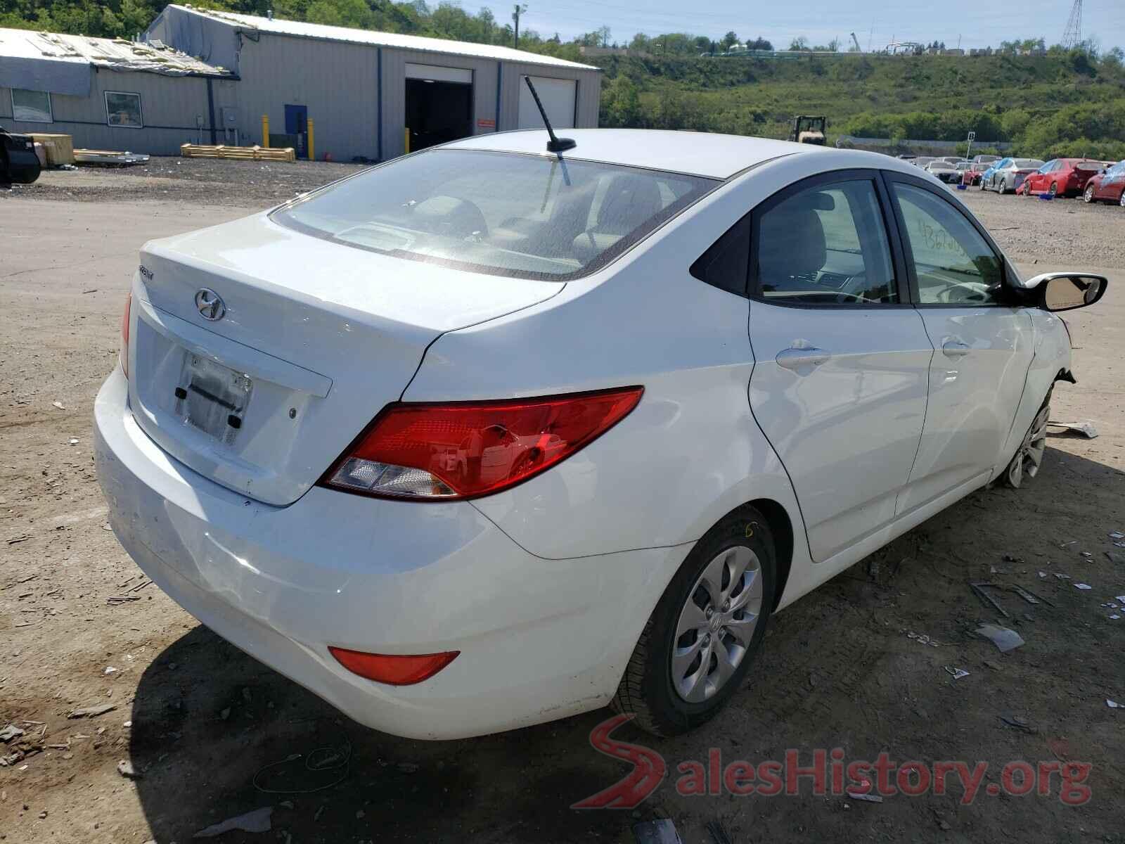 KMHCT4AE2GU165617 2016 HYUNDAI ACCENT