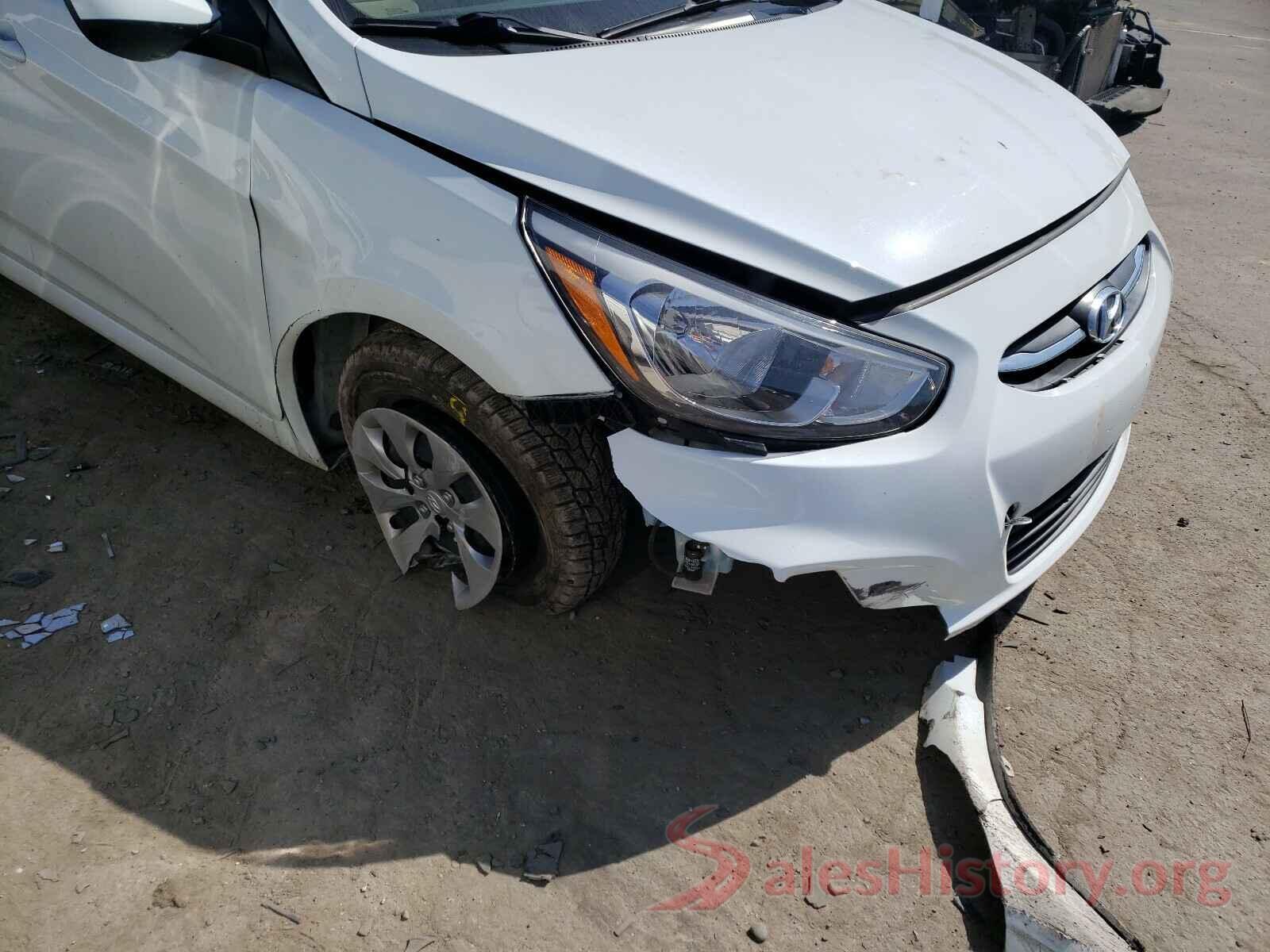 KMHCT4AE2GU165617 2016 HYUNDAI ACCENT