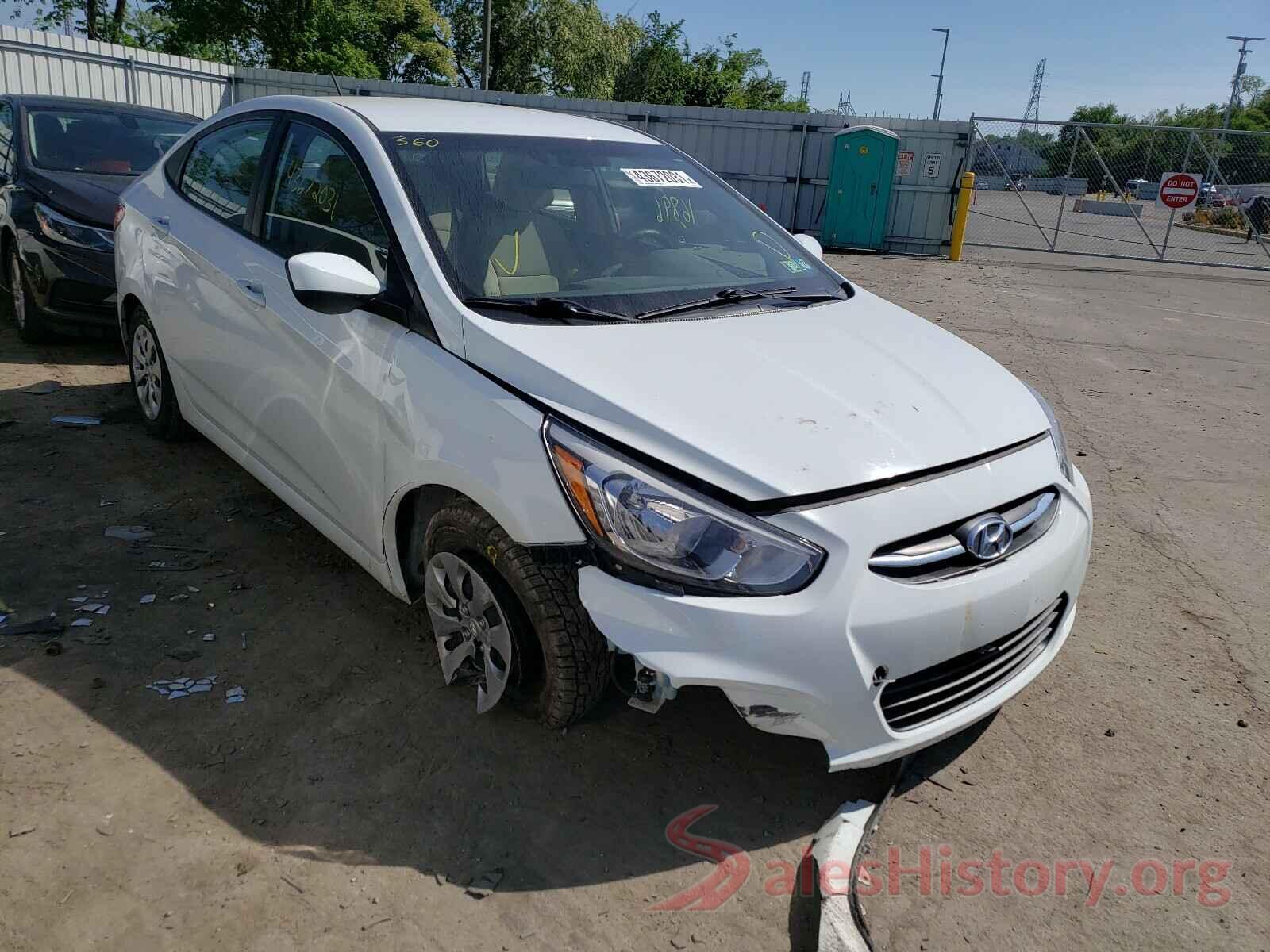 KMHCT4AE2GU165617 2016 HYUNDAI ACCENT