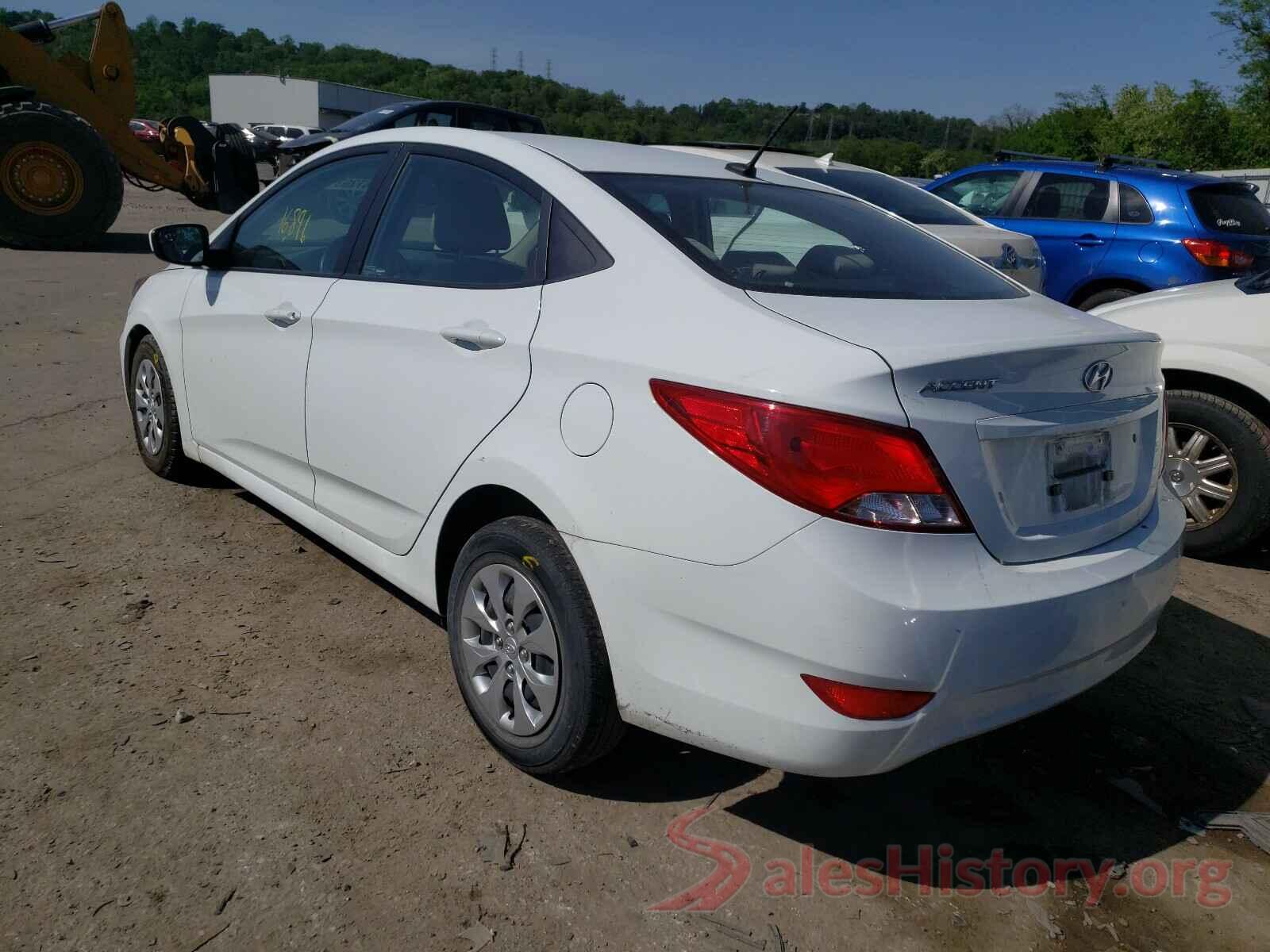 KMHCT4AE2GU165617 2016 HYUNDAI ACCENT