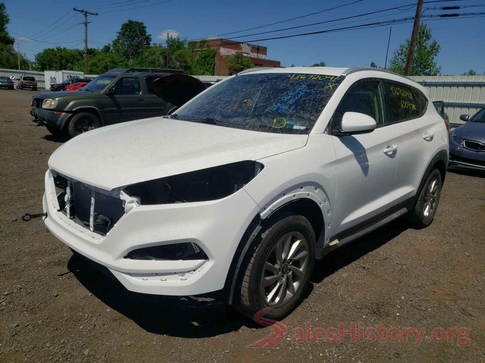 KM8J3CA44HU458879 2017 HYUNDAI TUCSON