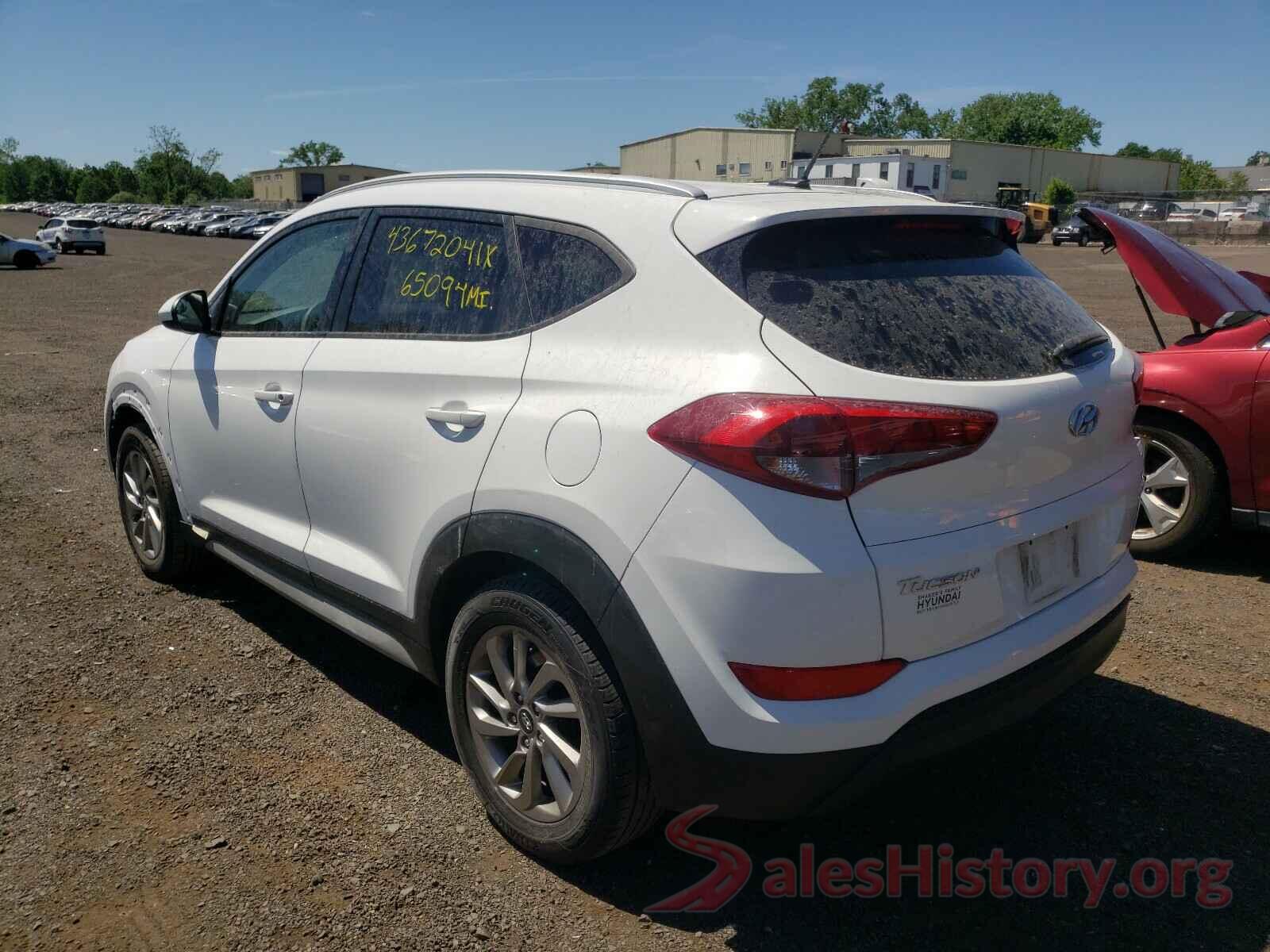 KM8J3CA44HU458879 2017 HYUNDAI TUCSON