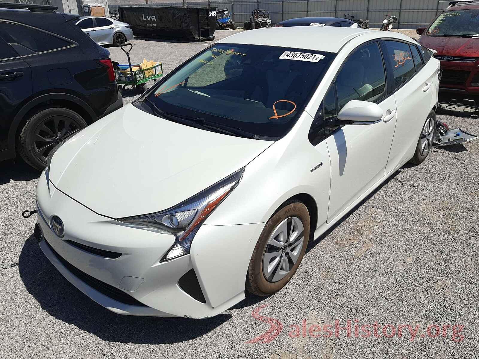 JTDKARFU2H3535099 2017 TOYOTA PRIUS