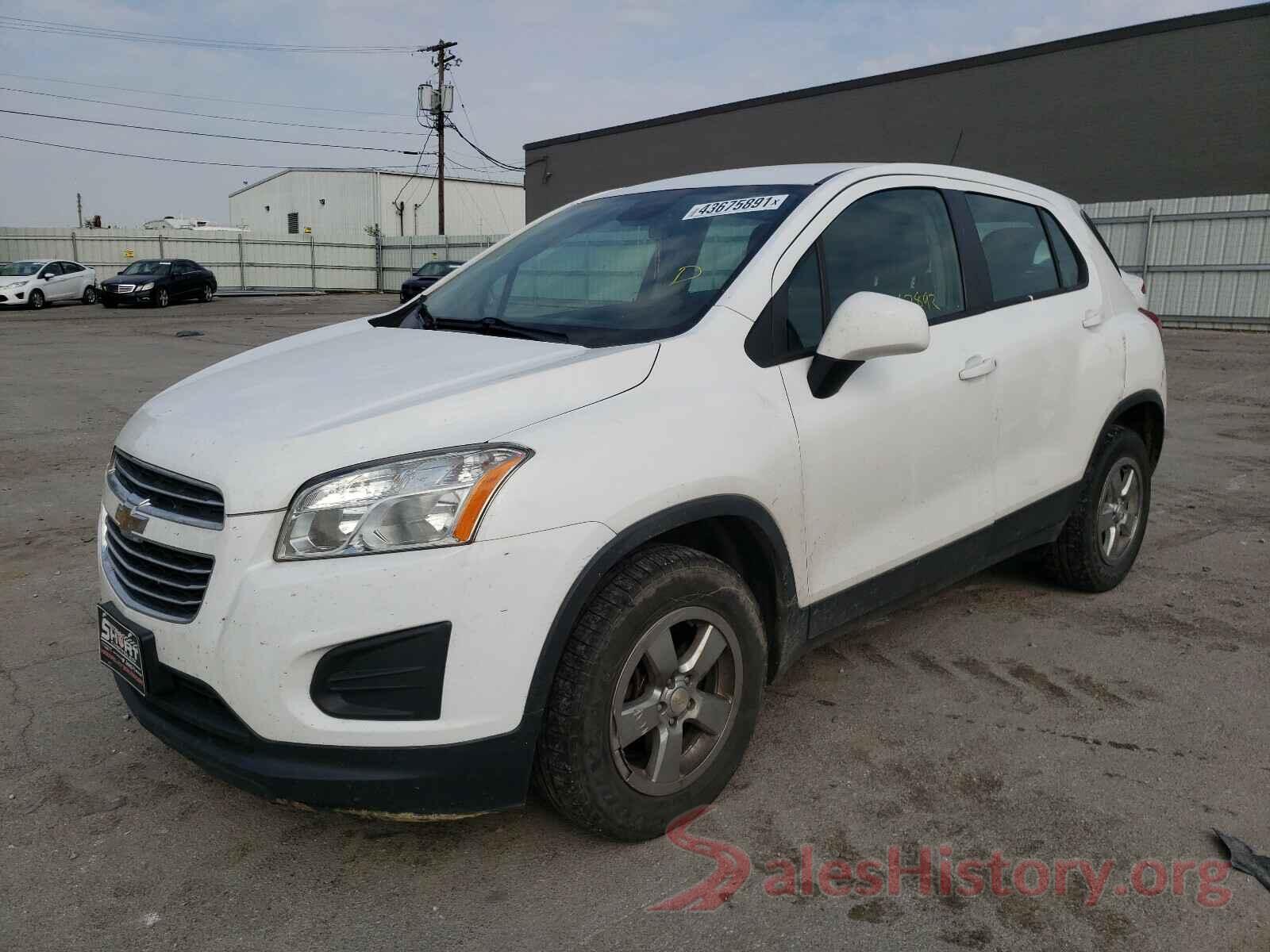 3GNCJNSB2GL141193 2016 CHEVROLET TRAX