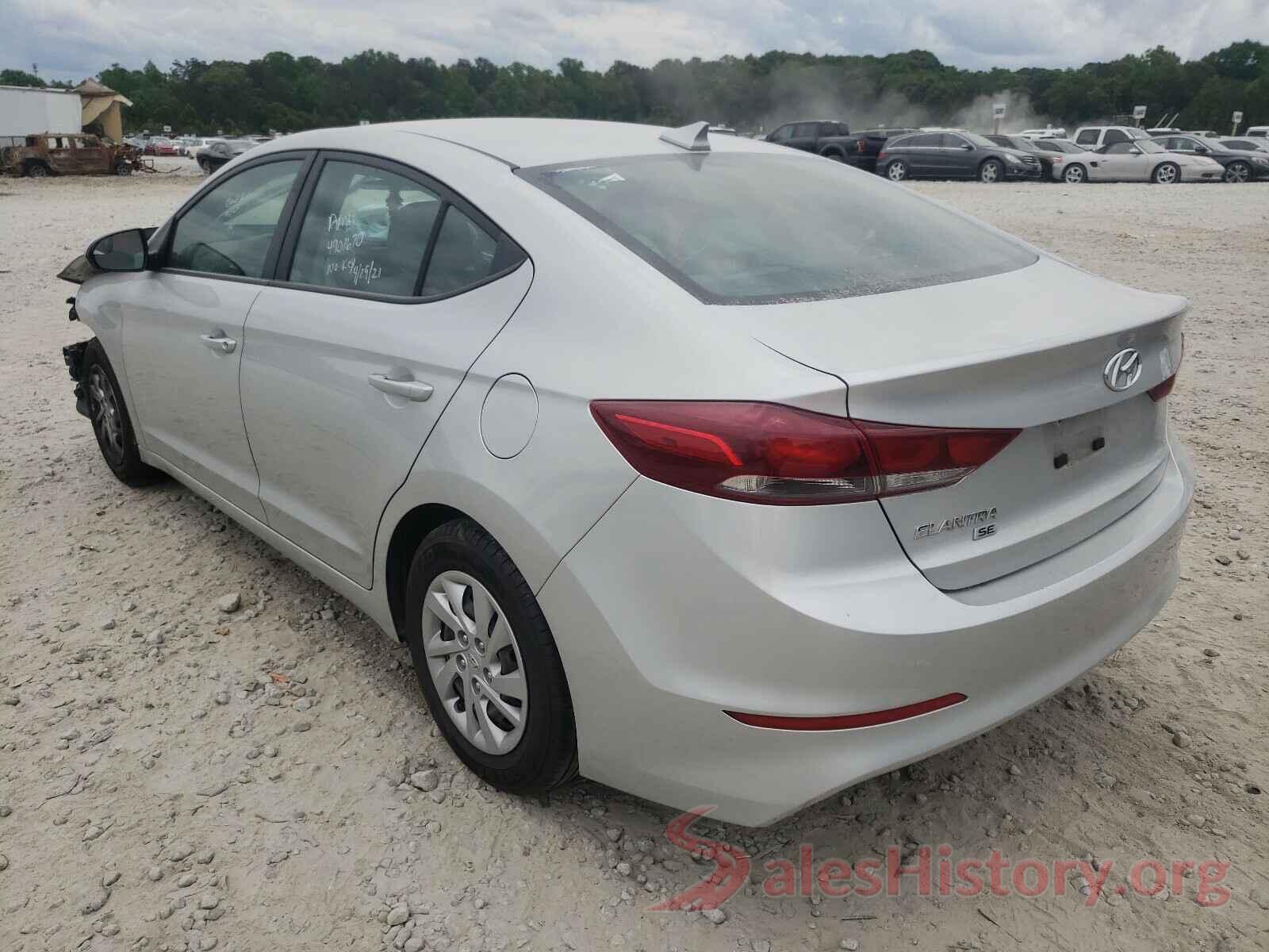 5NPD74LF5HH194821 2017 HYUNDAI ELANTRA