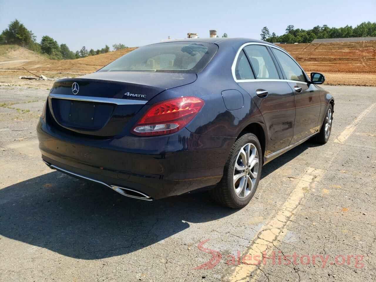 WDDWF4KB7JR335466 2018 MERCEDES-BENZ C CLASS