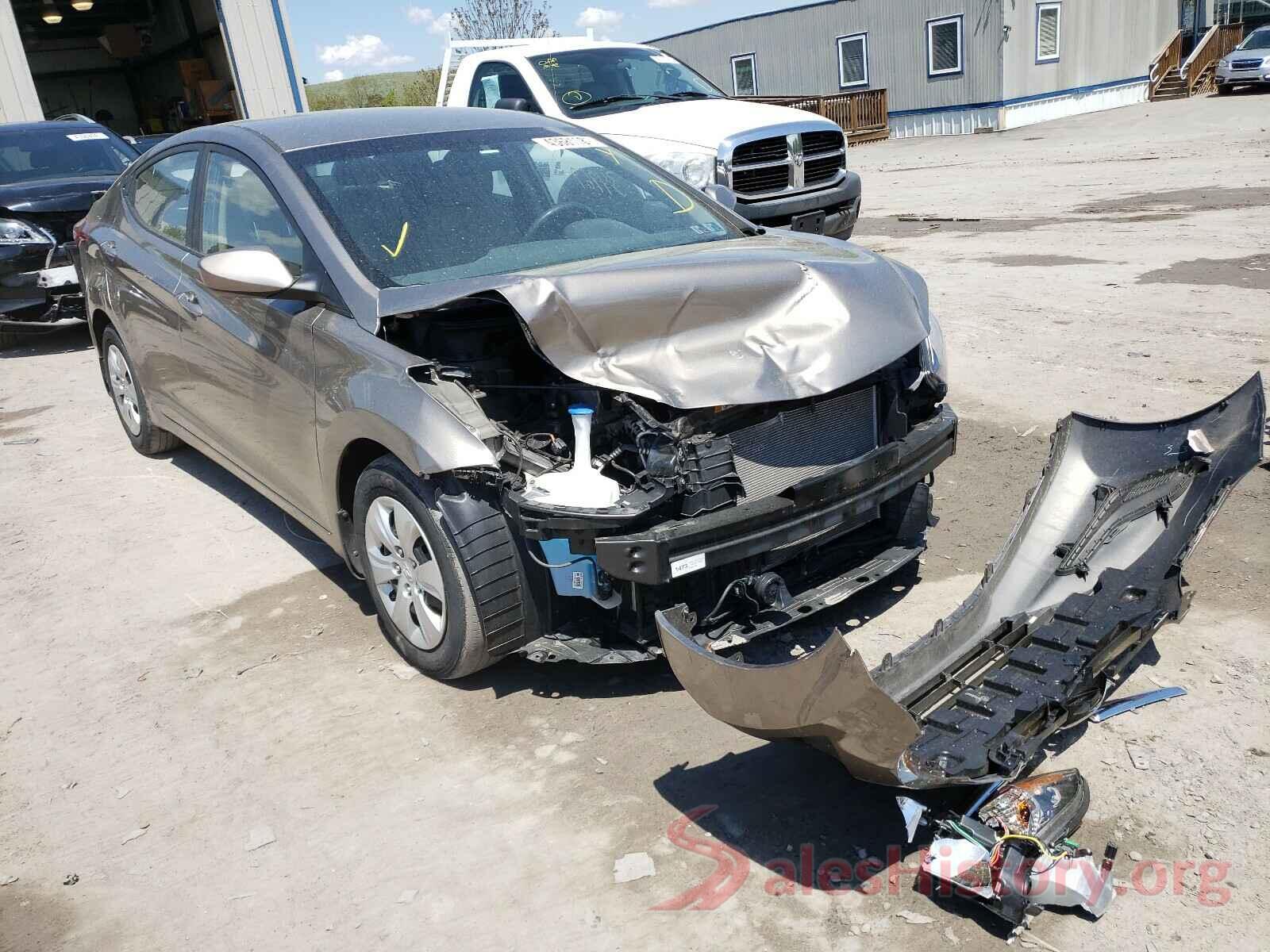 5NPDH4AE5GH749417 2016 HYUNDAI ELANTRA