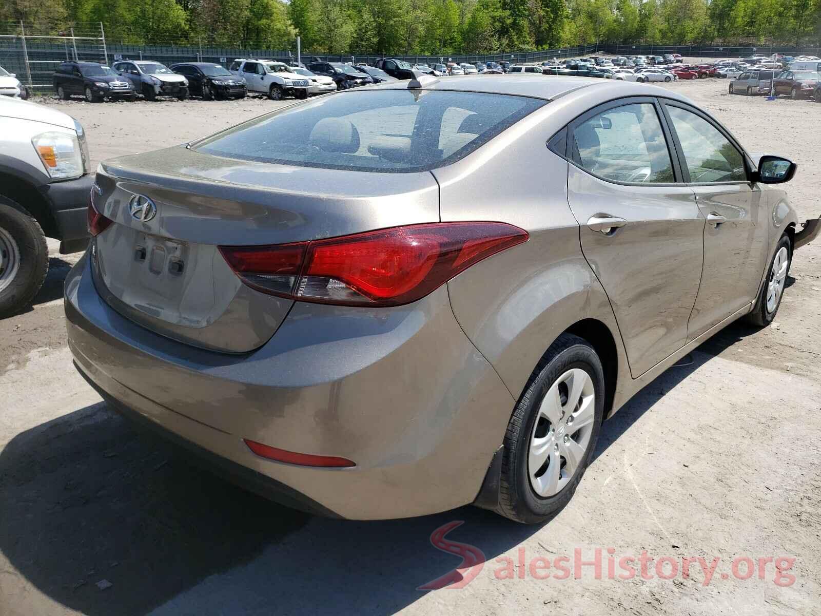 5NPDH4AE5GH749417 2016 HYUNDAI ELANTRA