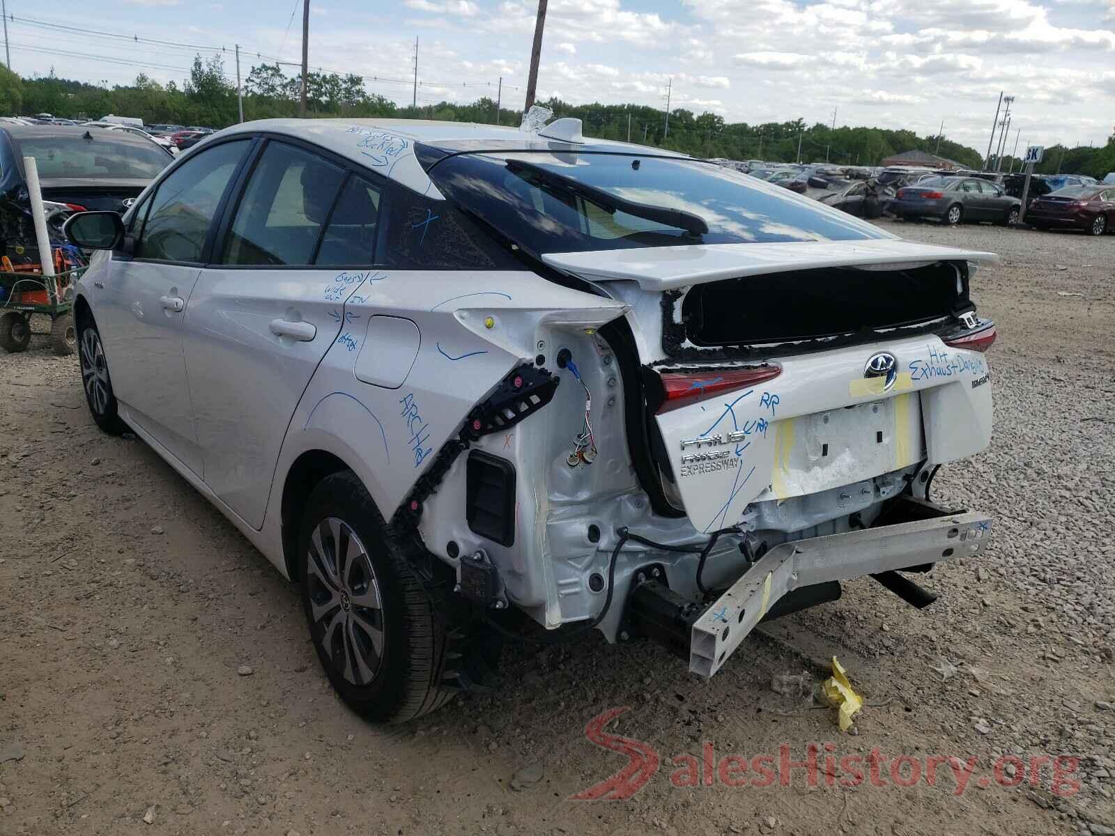 JTDL9MFU5M3026604 2021 TOYOTA PRIUS