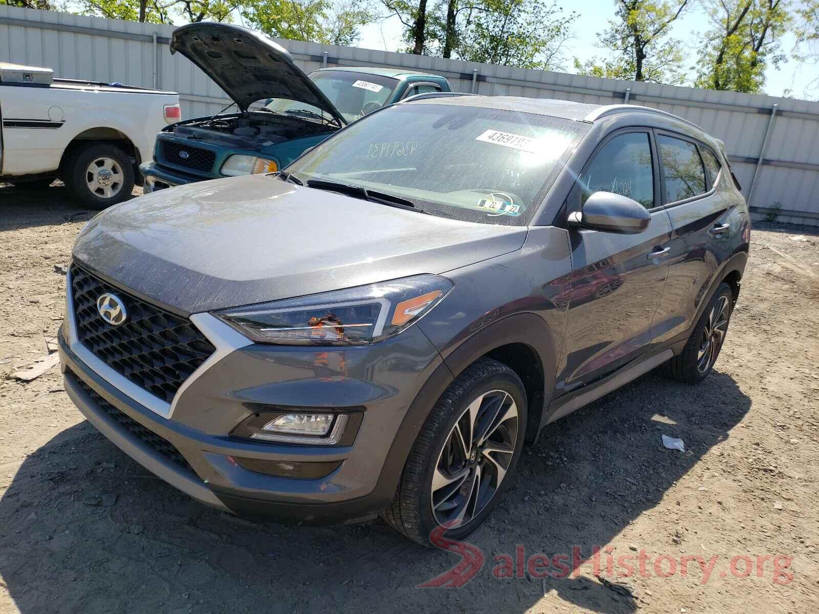 KM8J3CAL3KU851836 2019 HYUNDAI TUCSON