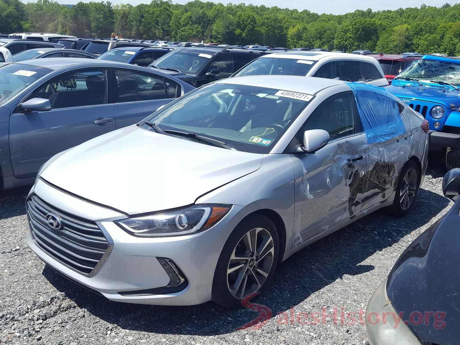 KMHD84LF8HU269266 2017 HYUNDAI ELANTRA